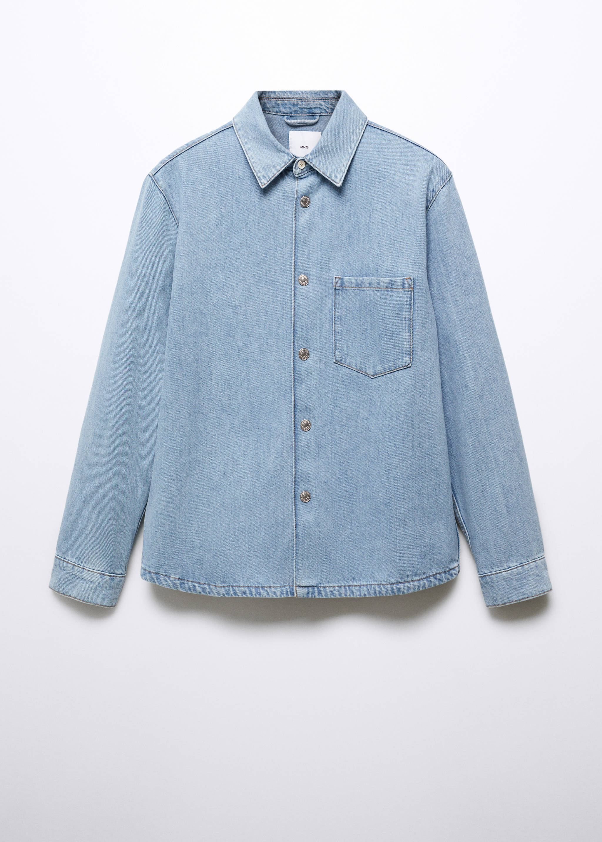 Pocket denim overshirt - Article without model