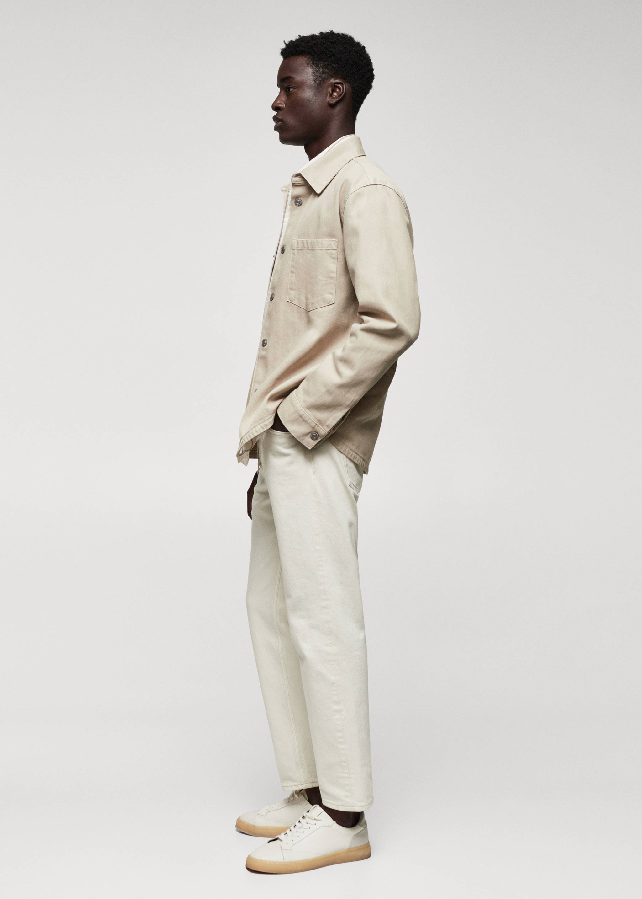 Pocket denim overshirt - Details of the article 2