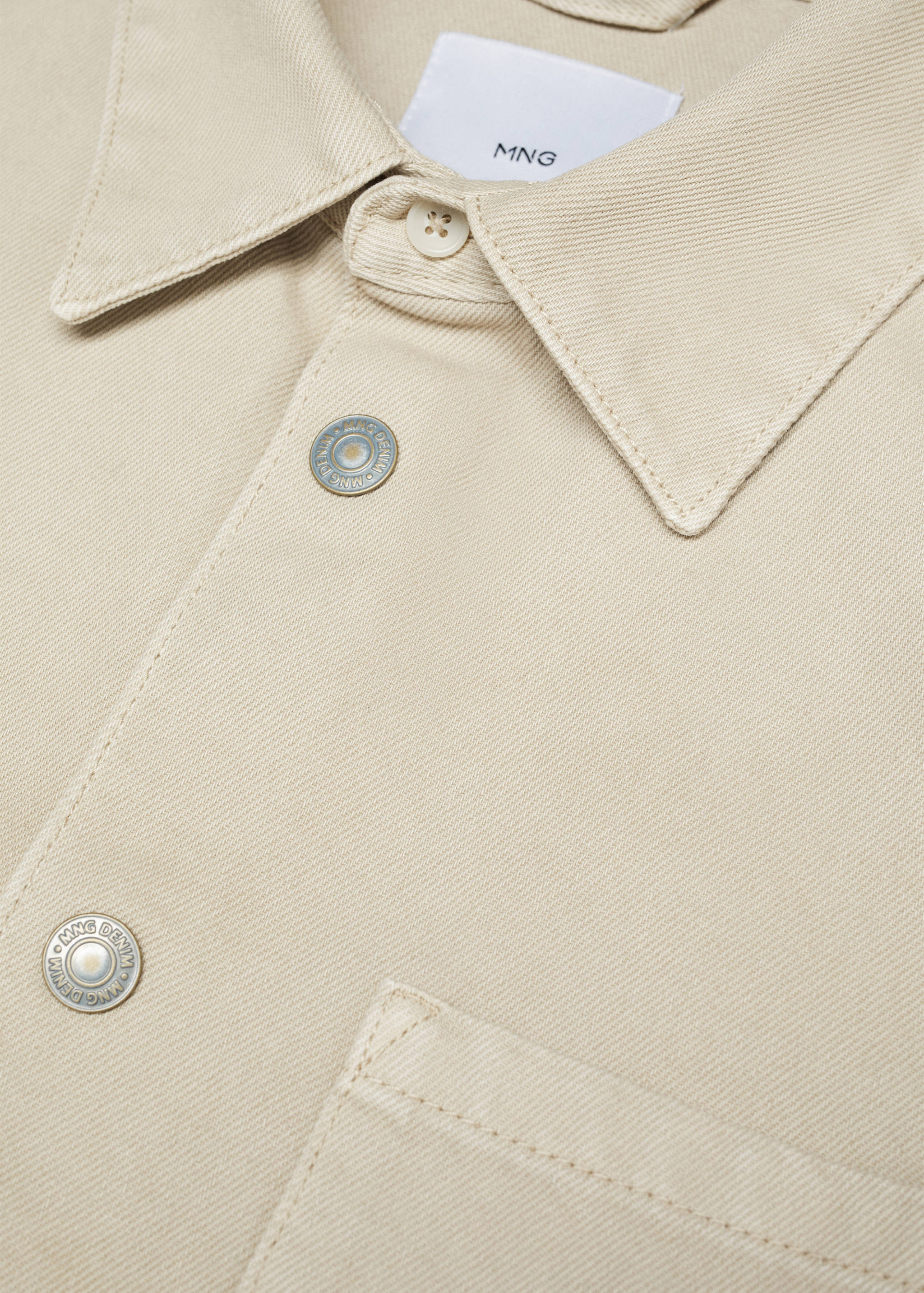 Pocket denim overshirt - Details of the article 8
