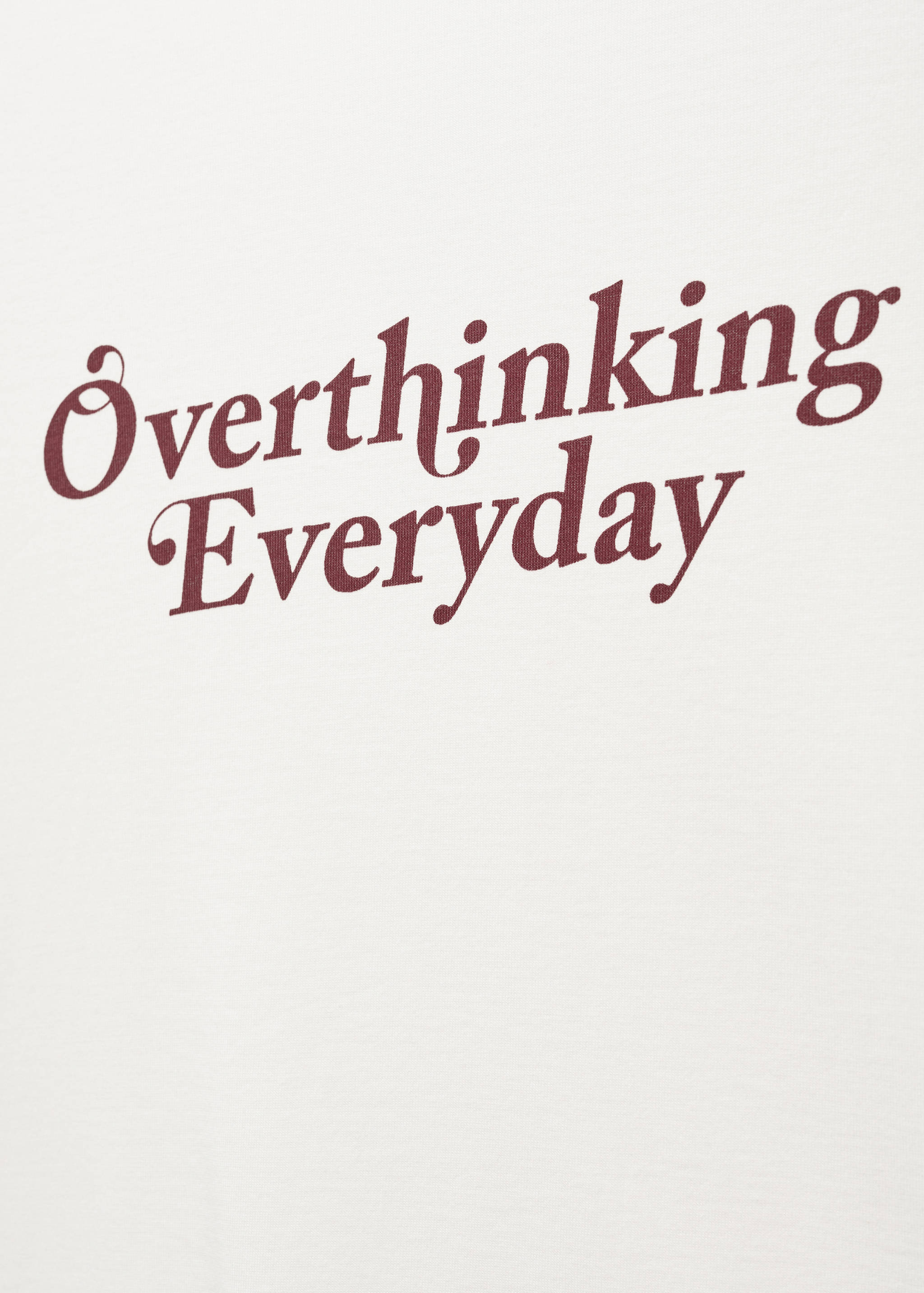 T-shirt de 100% algodão com estampado no peito - Pormenor do artigo 8