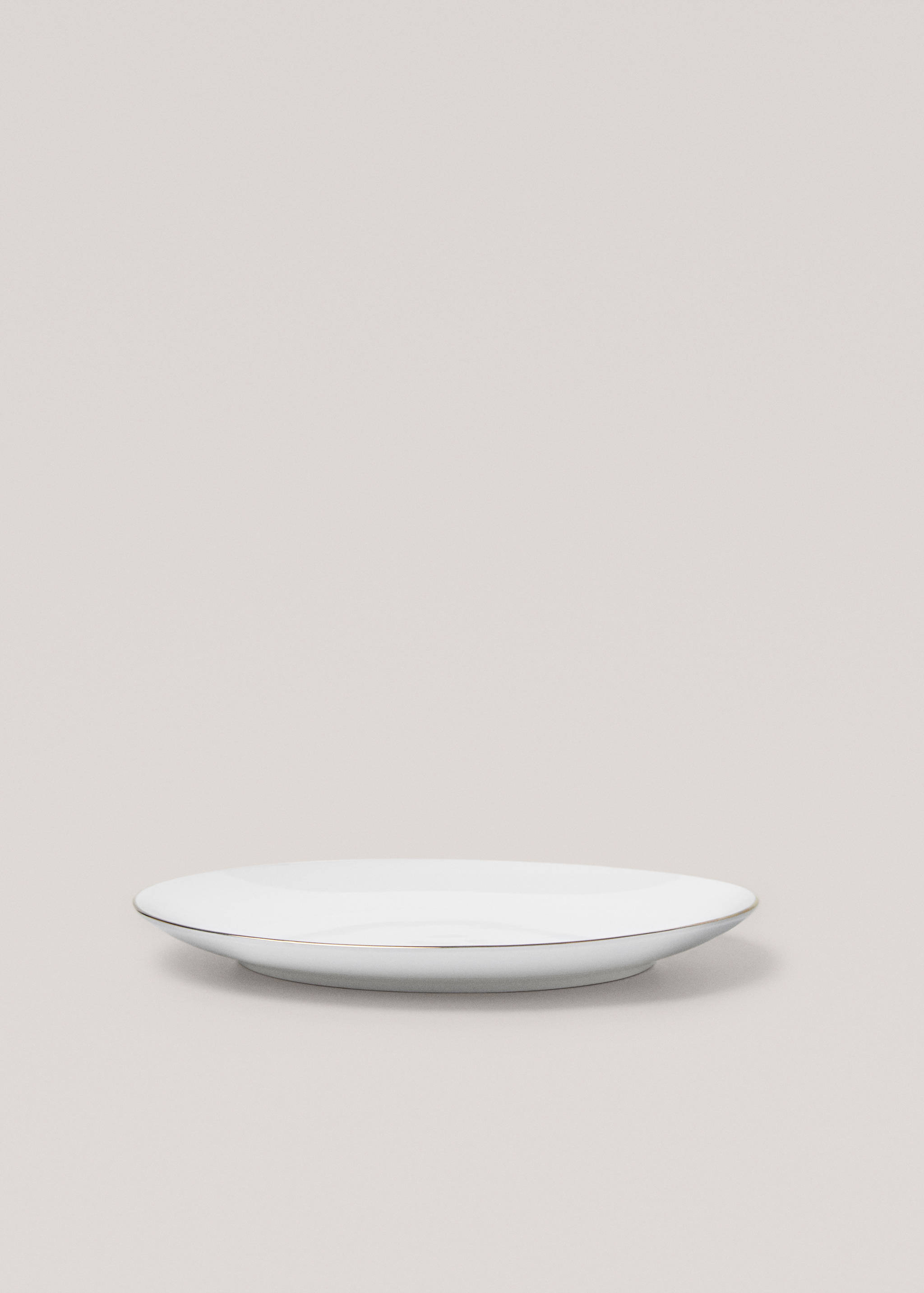 Dessertteller aus Bone China mit Rand - Detail des Artikels 1