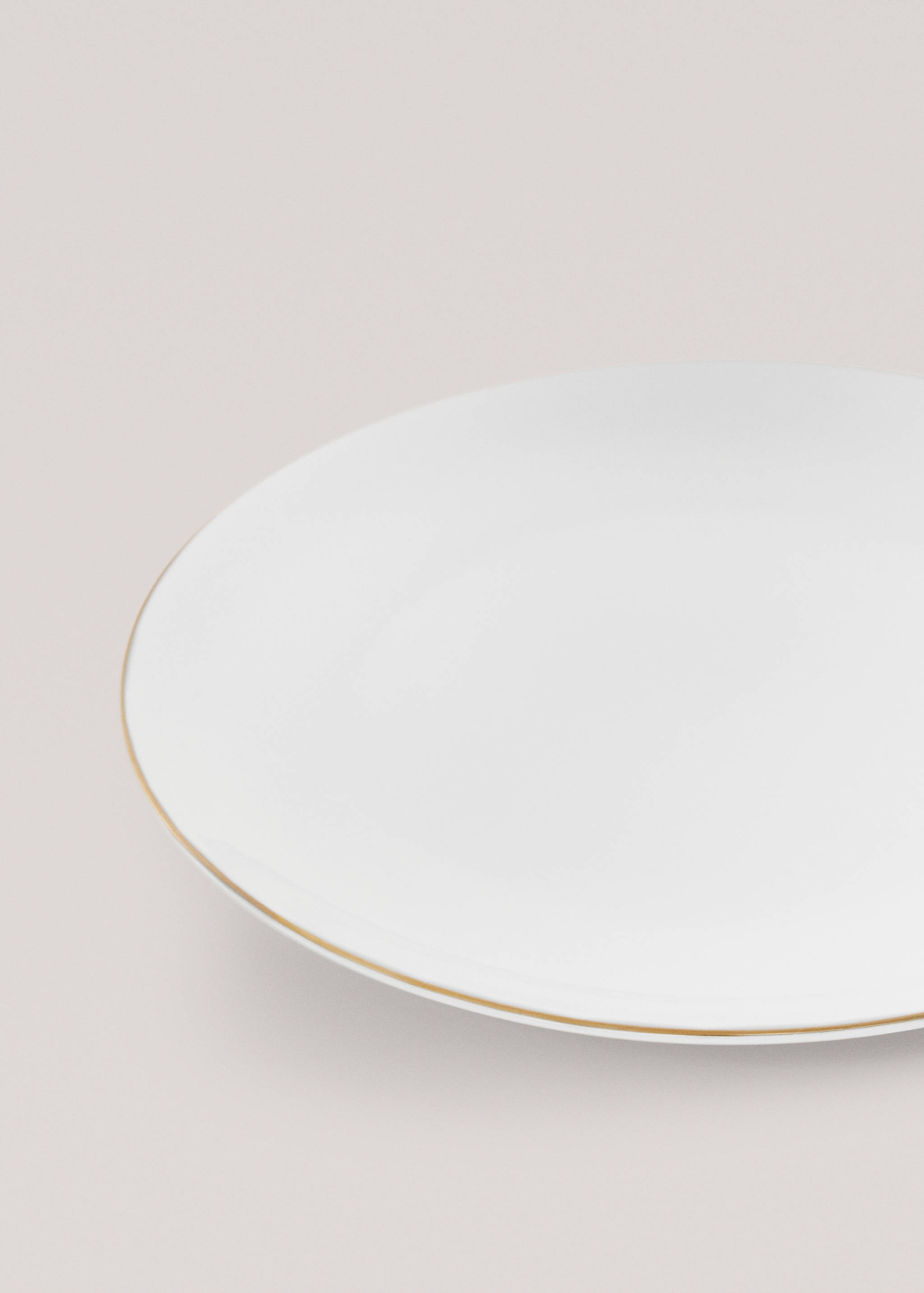 Dessertteller aus Bone China mit Rand - Detail des Artikels 3