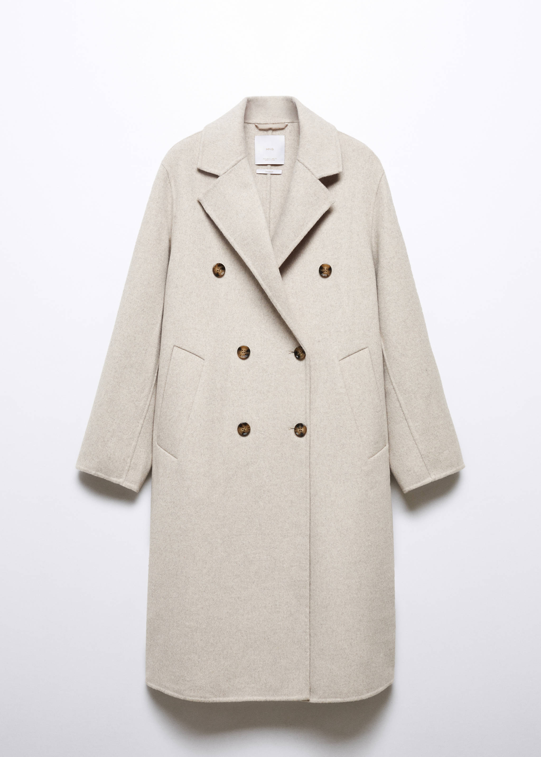 Handmade oversized wool coat - Article without model