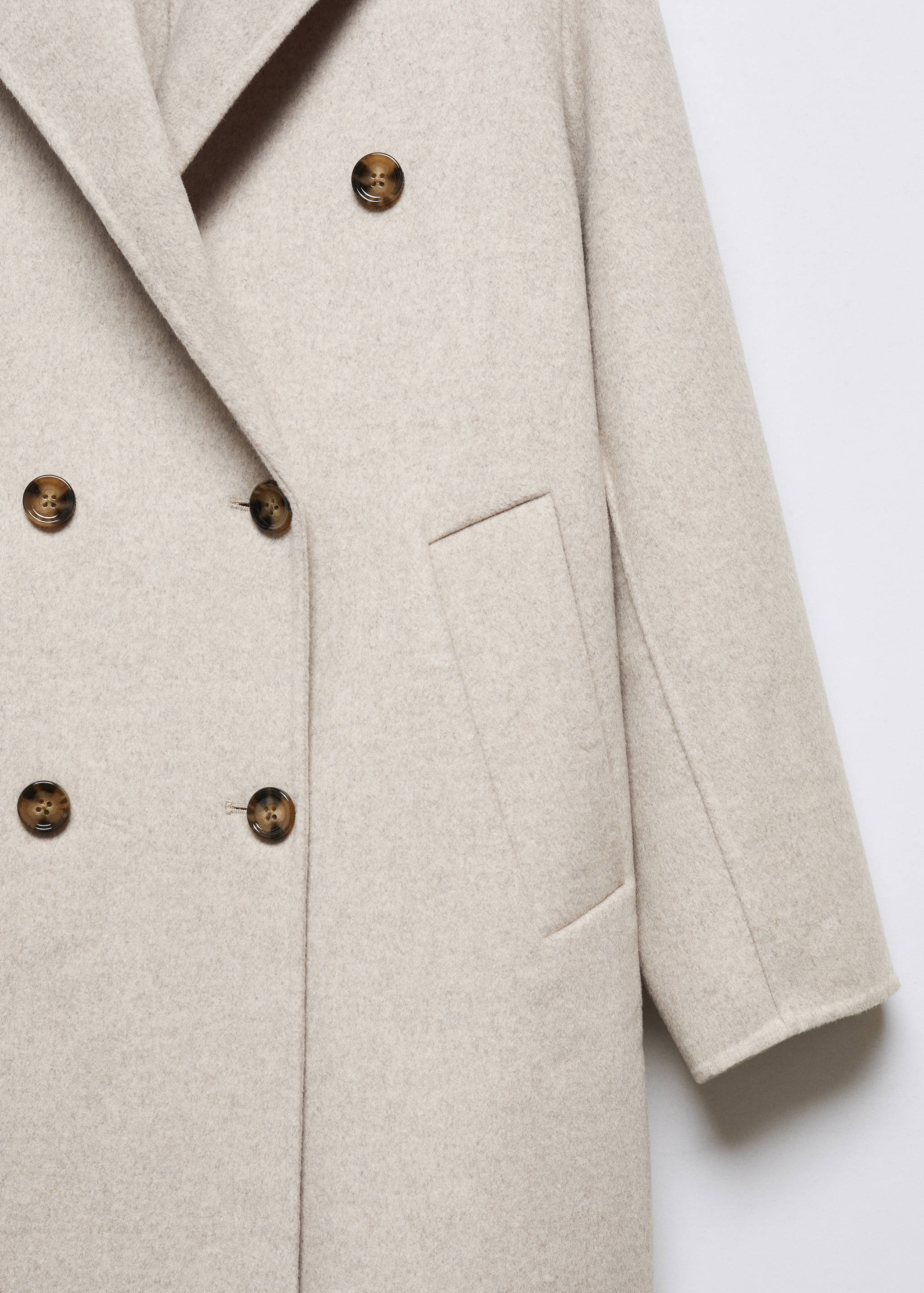 Handmade oversized wool coat - Details of the article 8