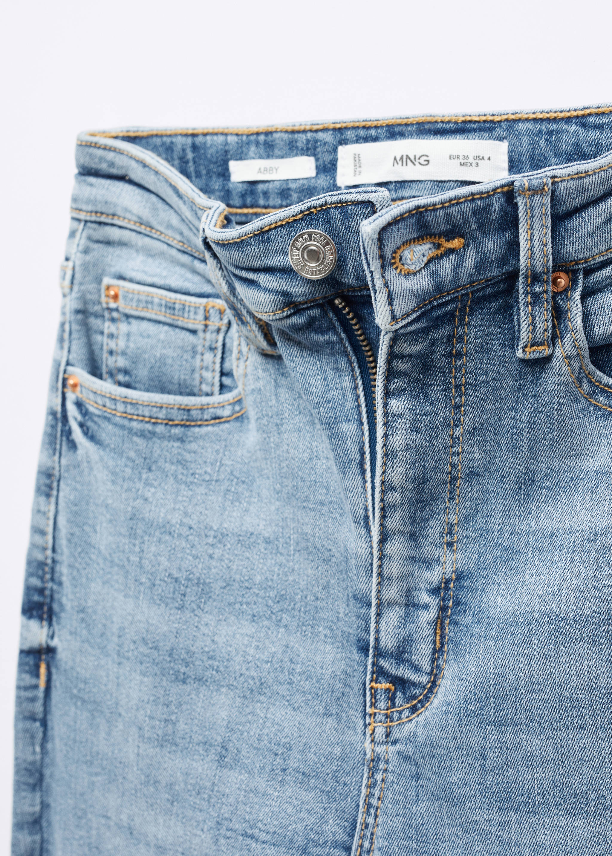 High-rise skinny jeans - Details of the article 8