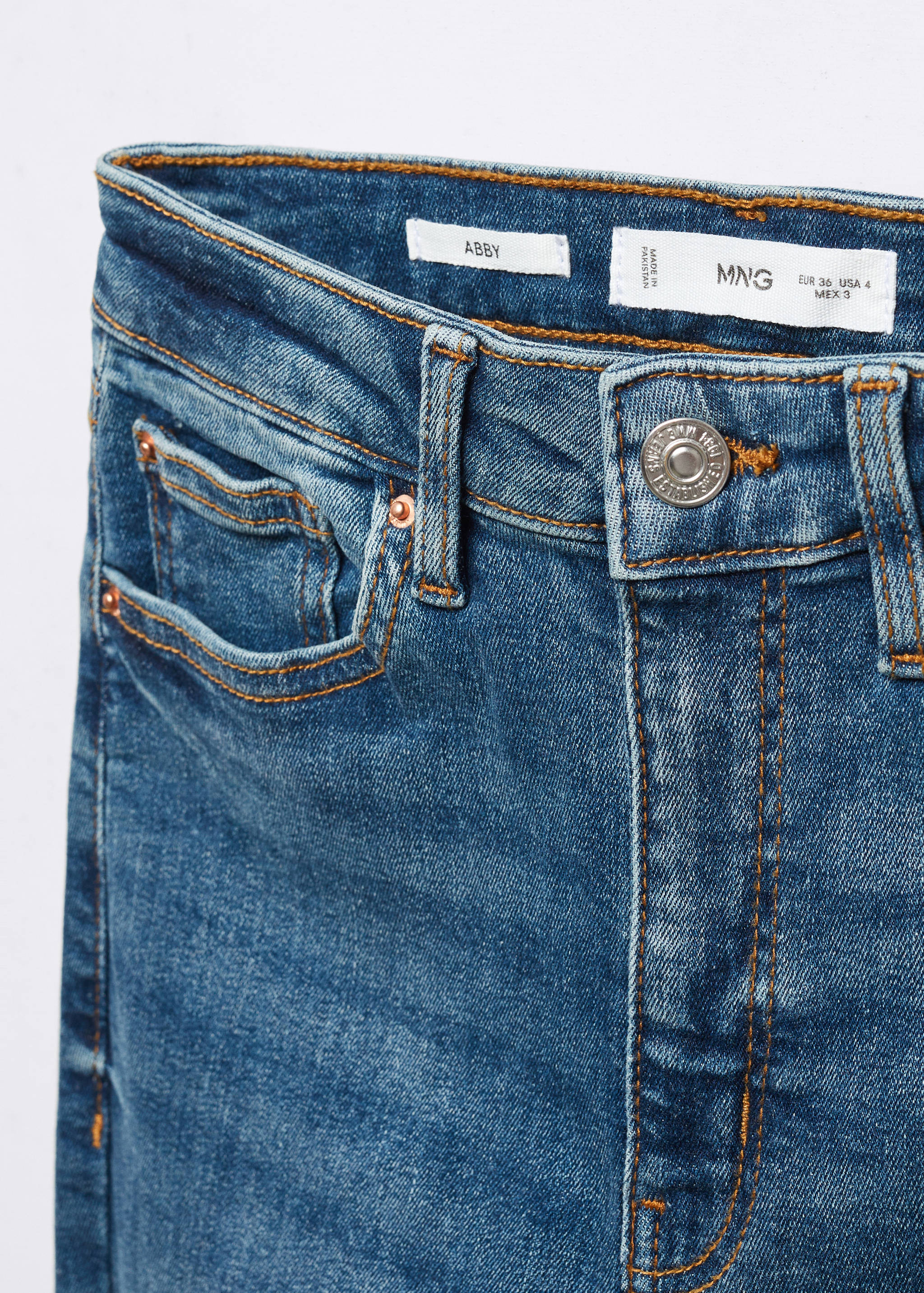 High-rise skinny jeans - Details of the article 8