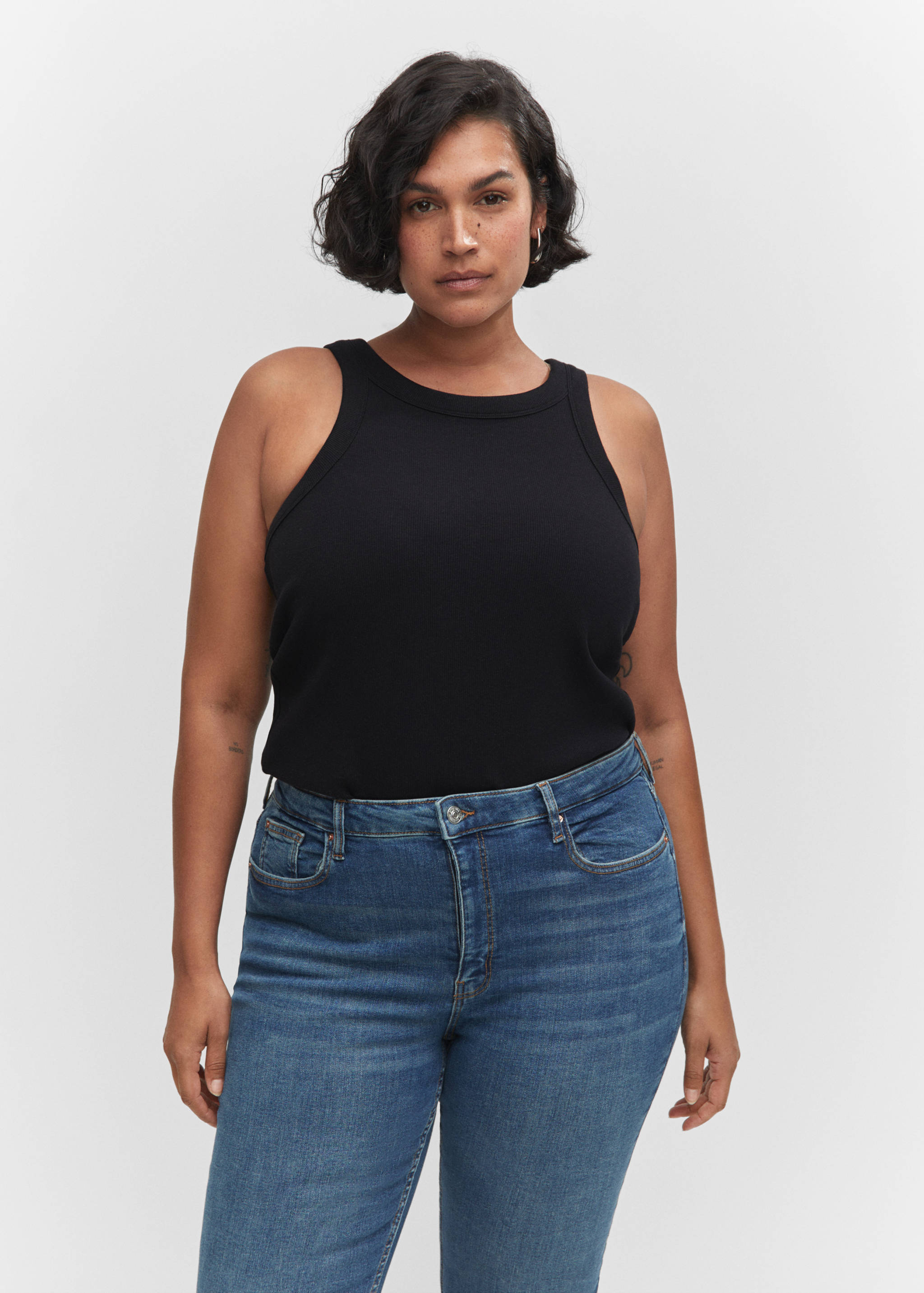 High-rise skinny jeans - Details of the article 5