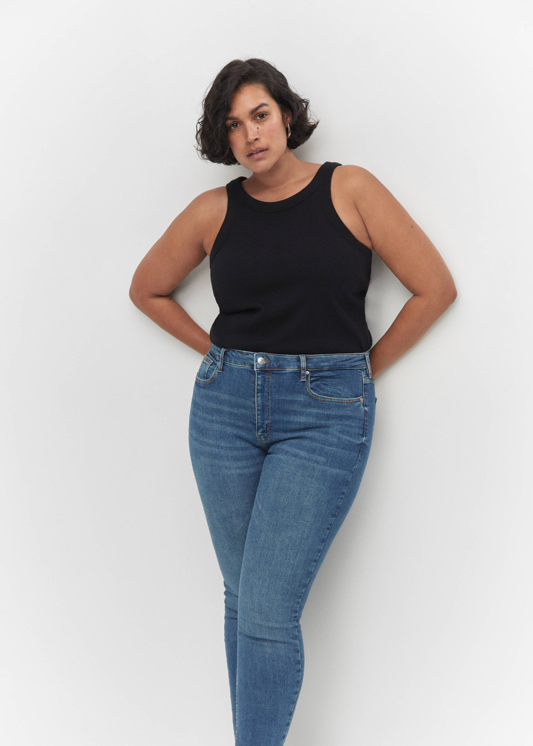 High-rise skinny jeans - Details of the article 4