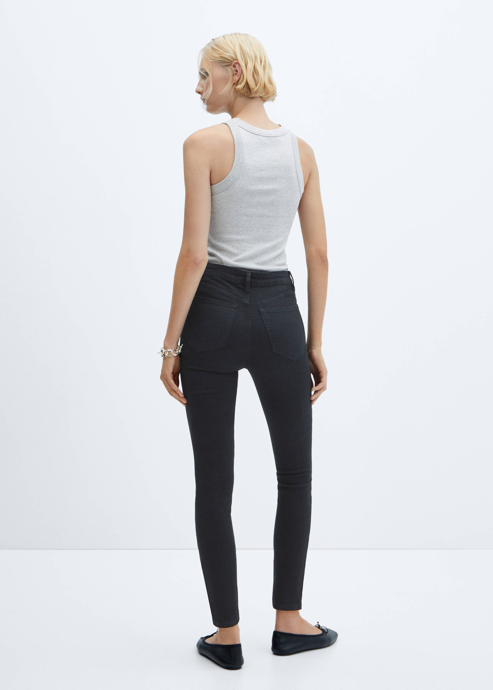 High-rise skinny jeans - Reverse of the article