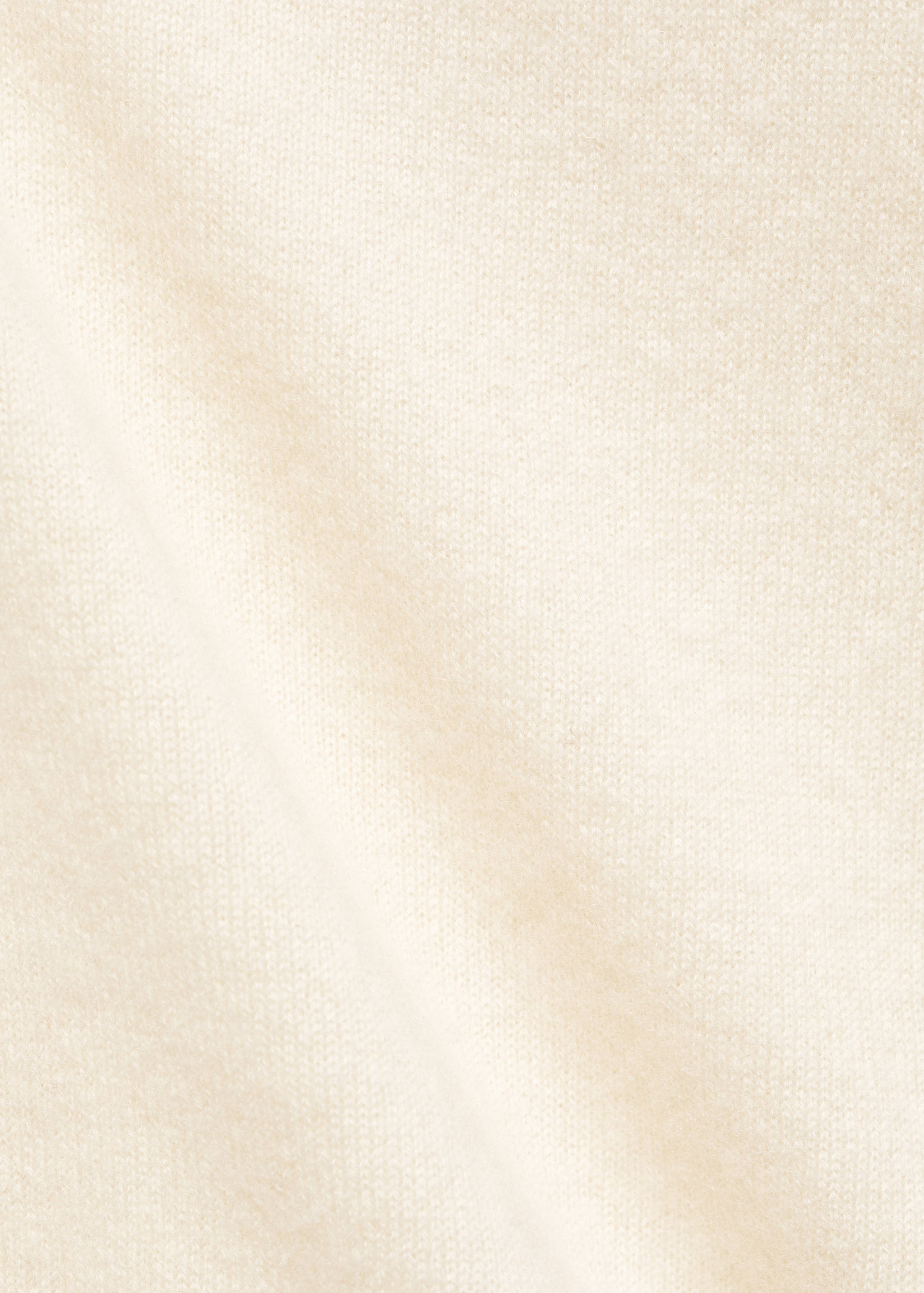 100%羊绒圆领毛衣 - null