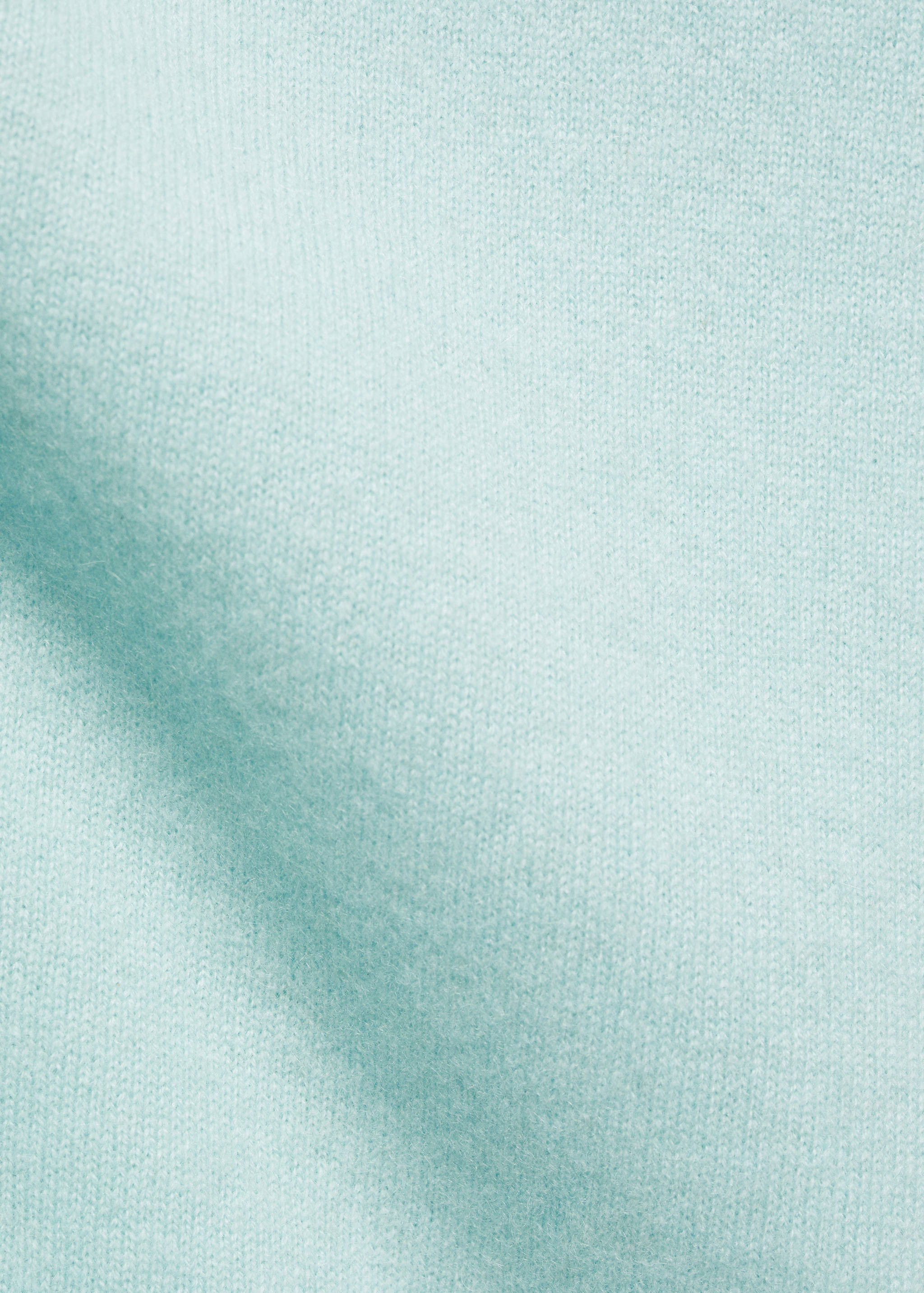 100%羊绒圆领毛衣 - null