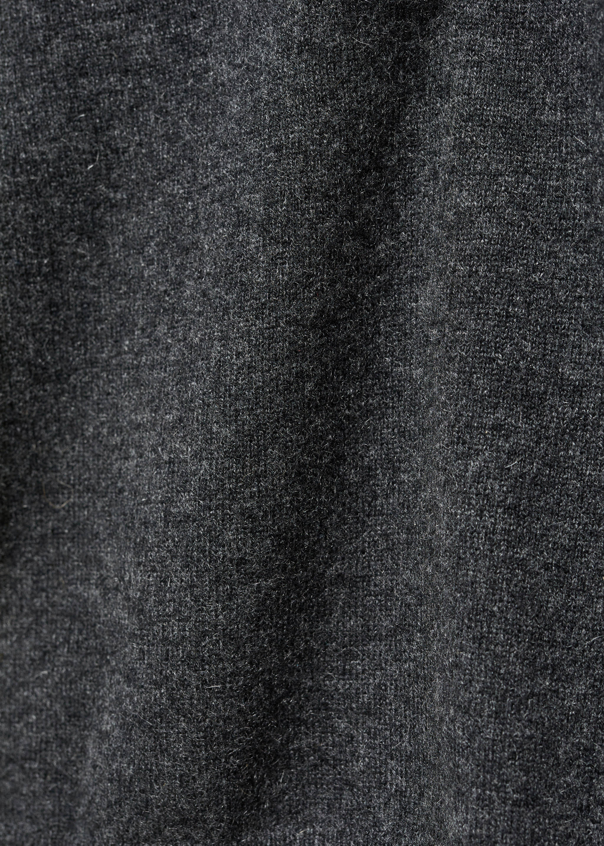 100%羊绒圆领毛衣 - null