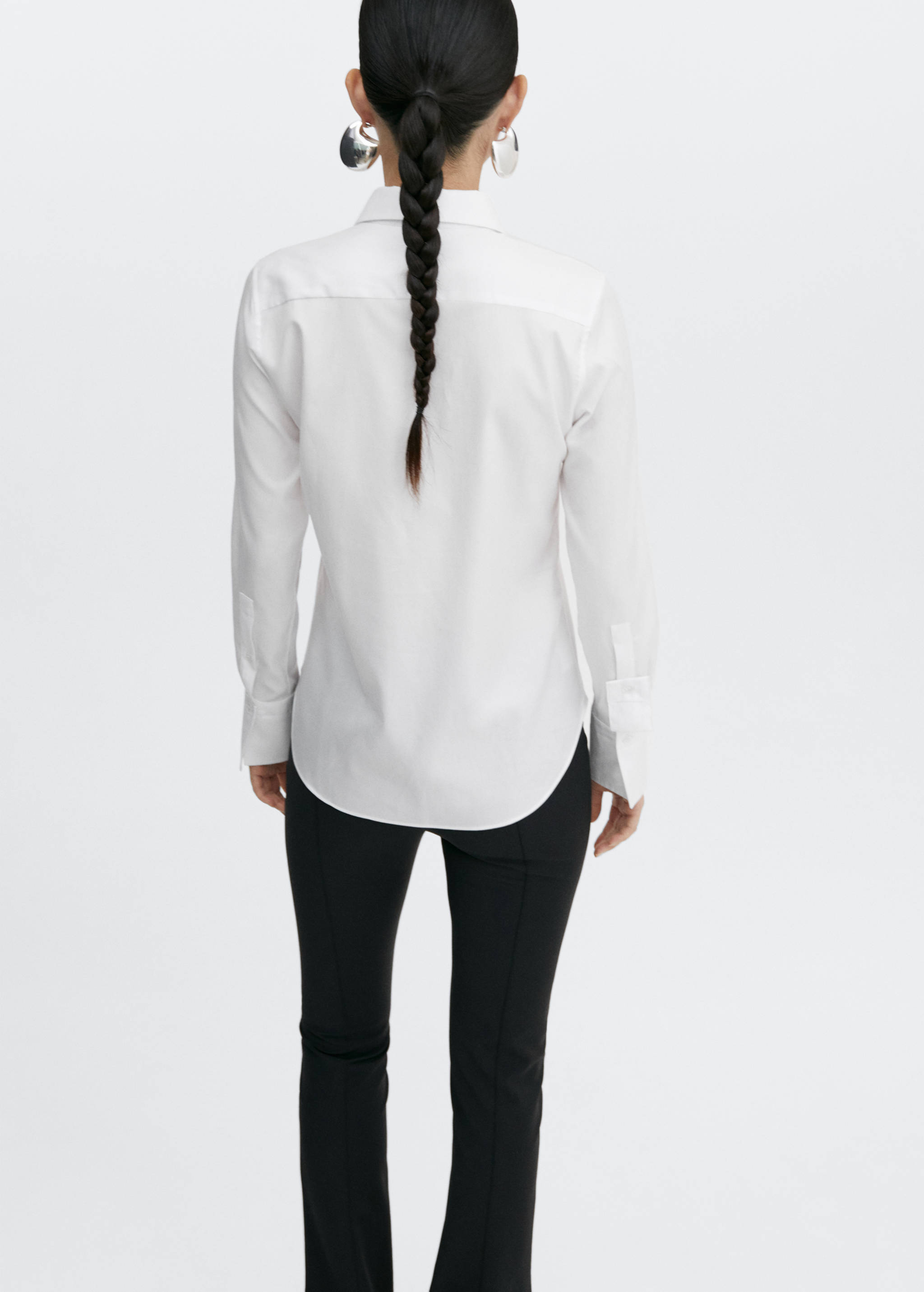 Chemise slim-fit popeline - Verso de l’article