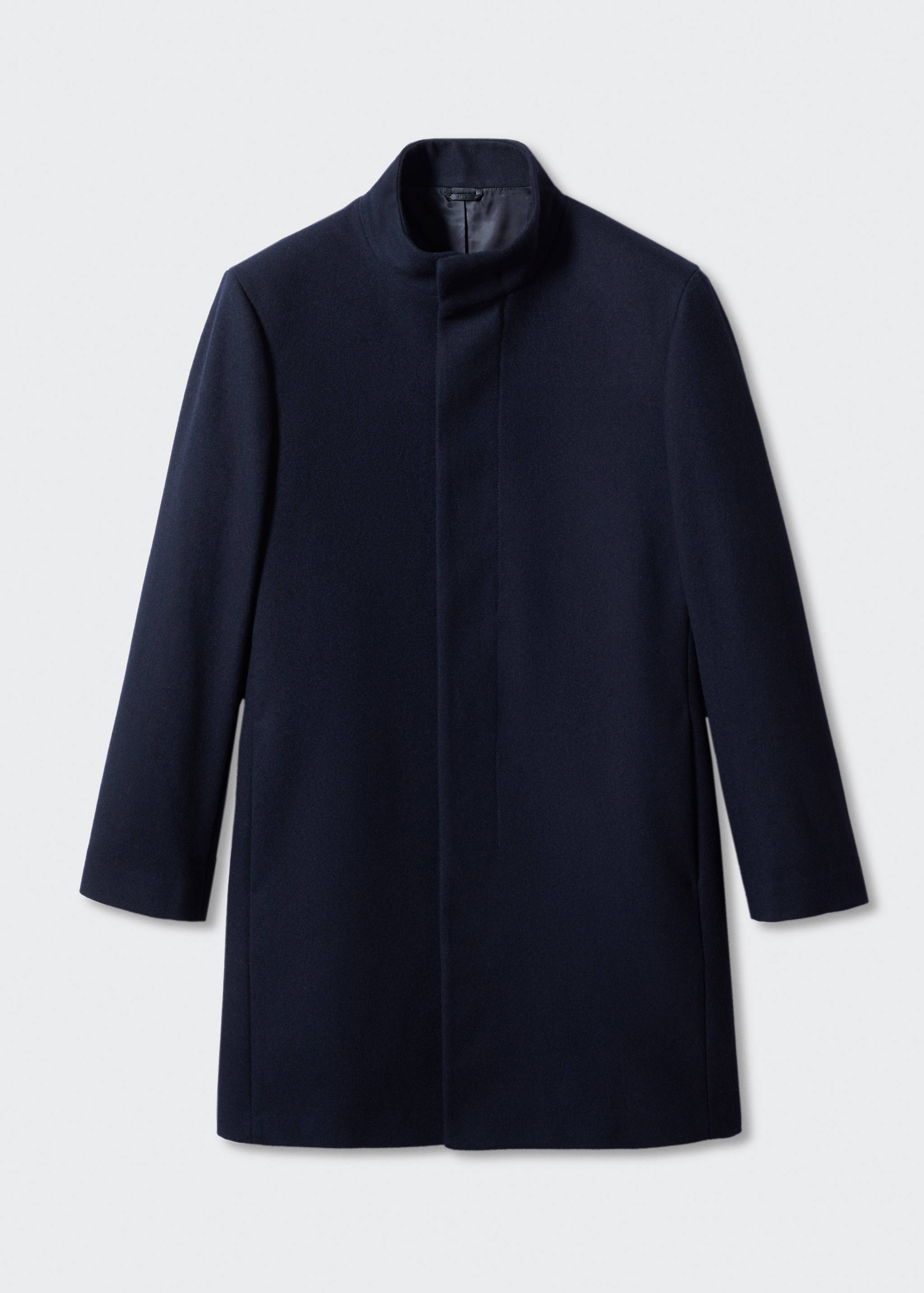 Manteau en laine à col cheminée - Article sans modèle