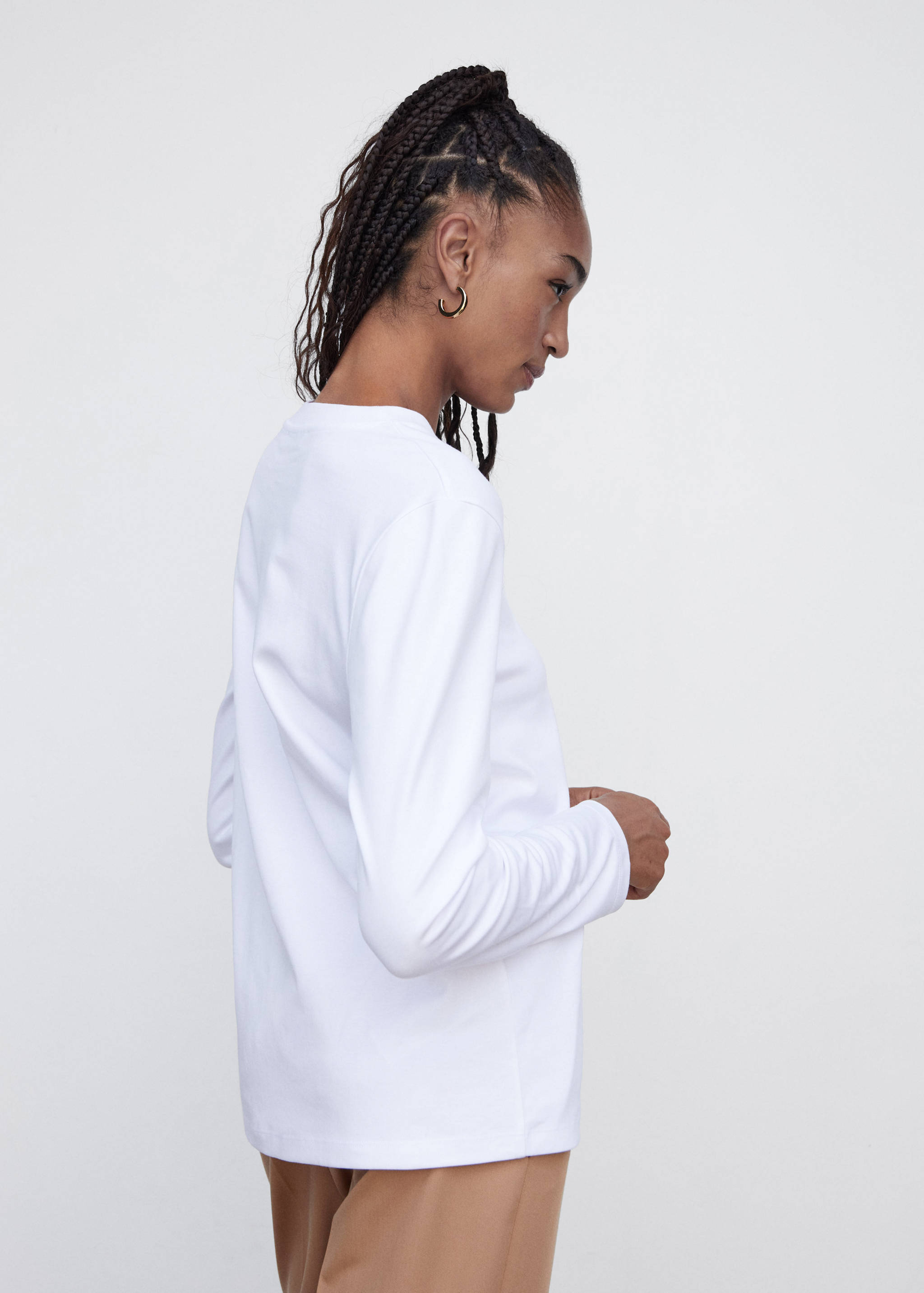 Camiseta premium algodón - Reverso del artículo