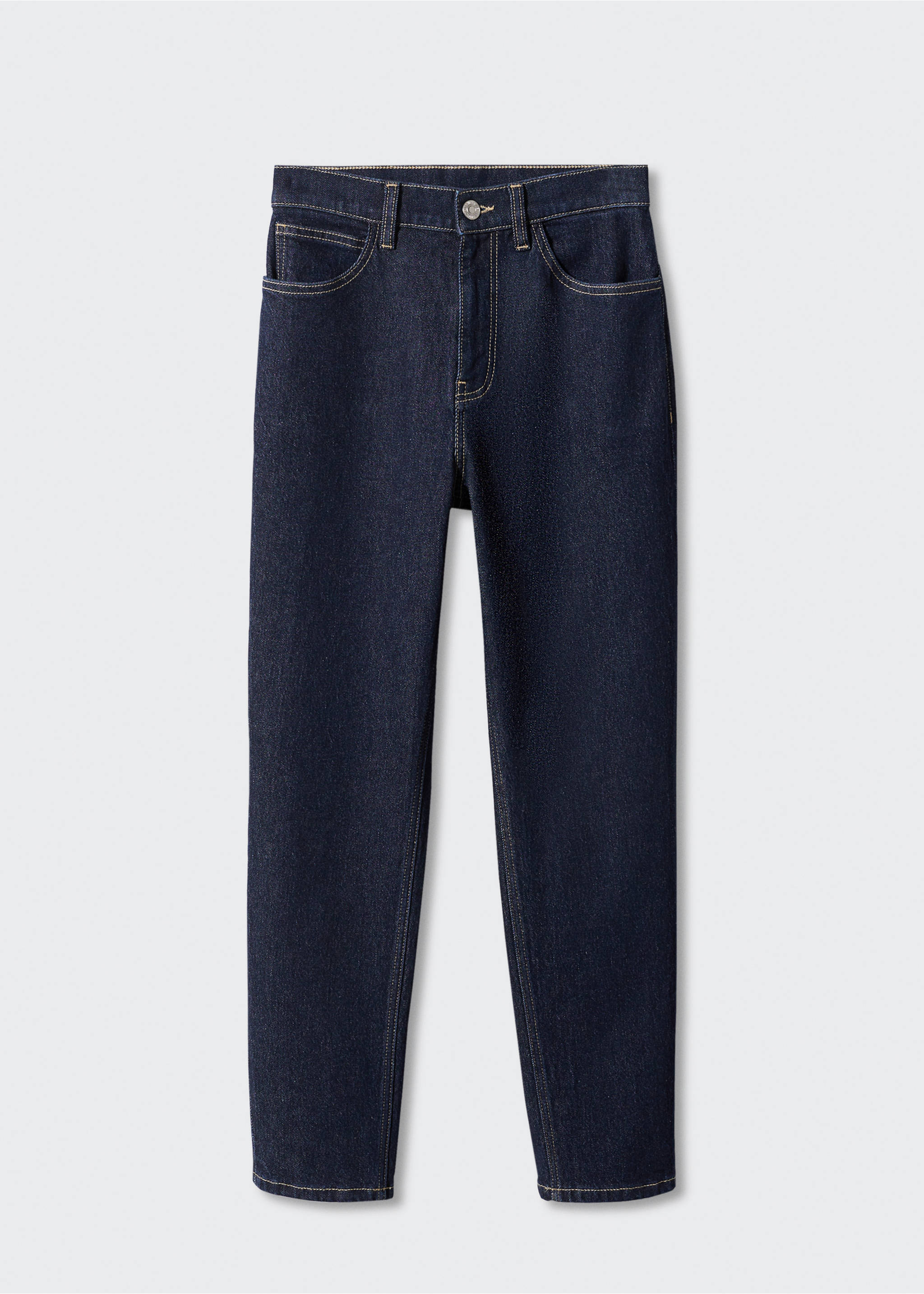 Jeans Newmom confort tiro alto - Artículo sin modelo, Azul. Ref: 57025960-00.