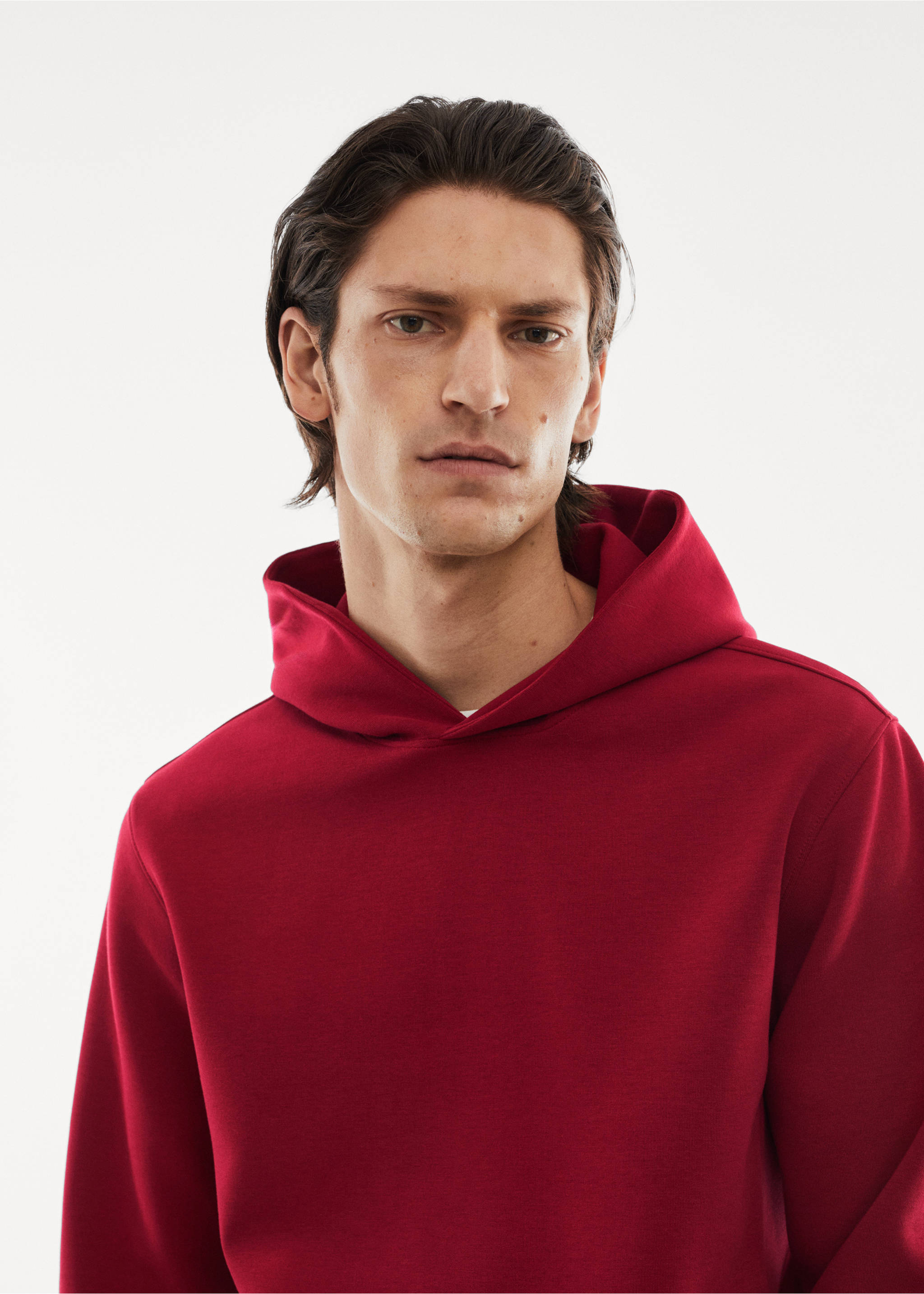 Sudadera capucha transpirable - Detalle del artículo 1, Rojo. Ref: 57025963-00.