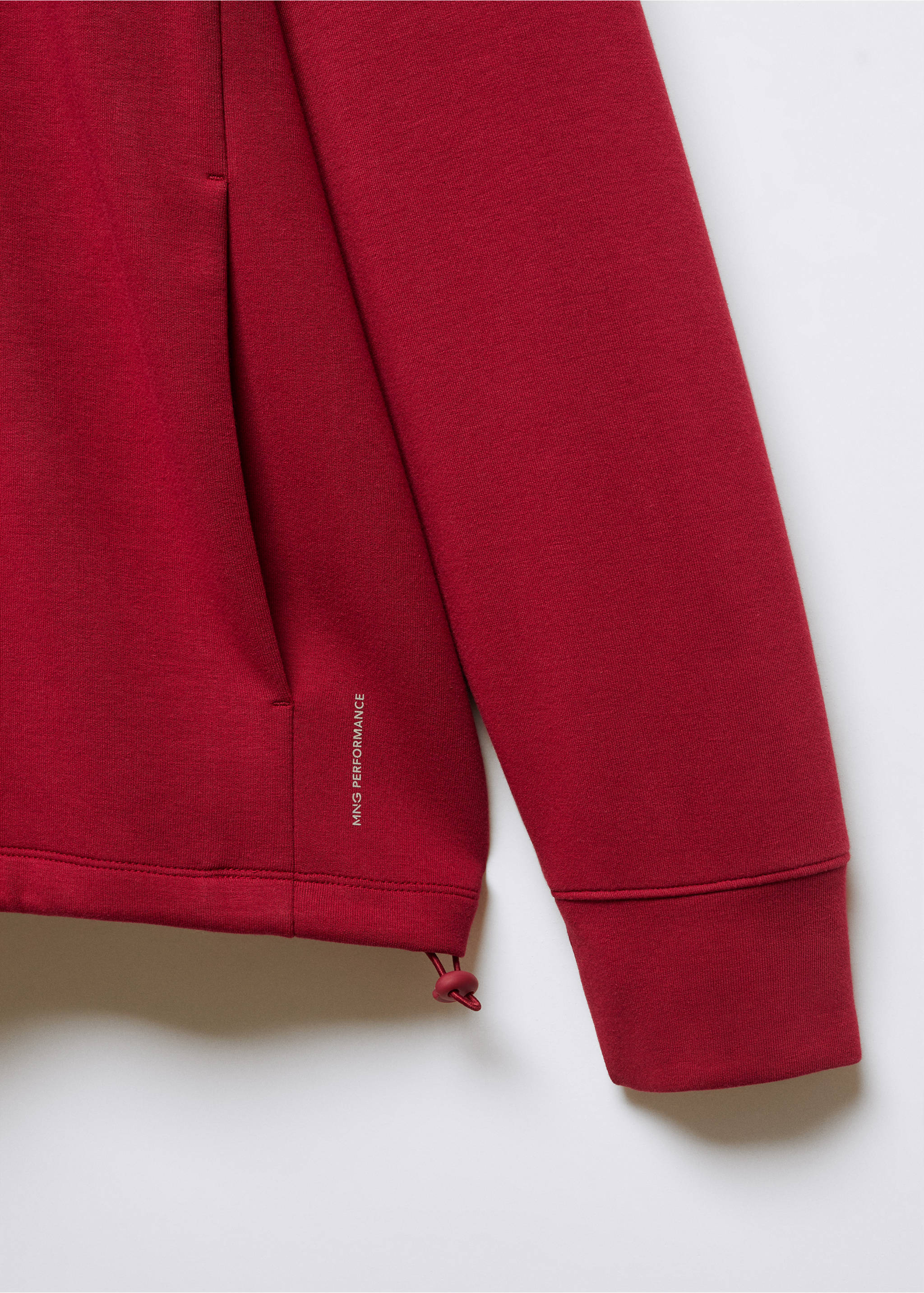 Sudadera capucha transpirable - Detalle del artículo 8, Rojo. Ref: 57025963-00.