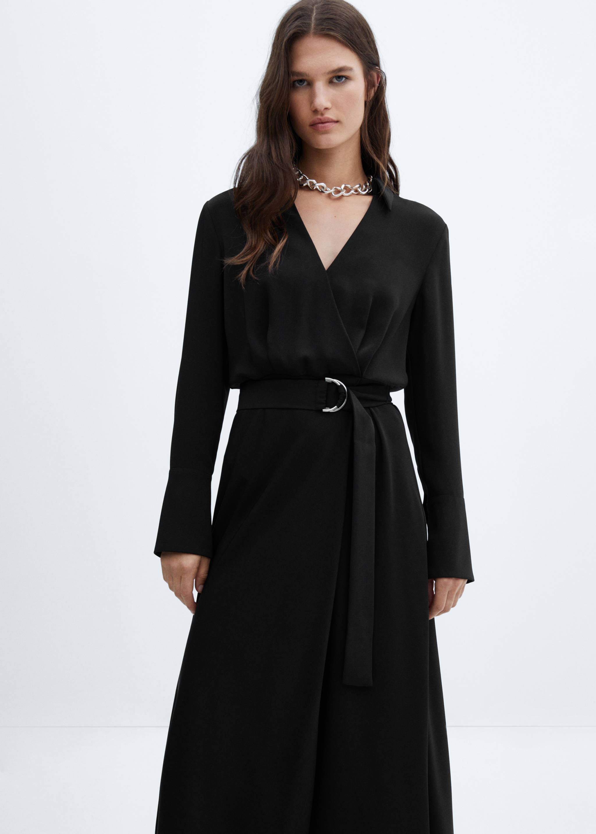 Buckle flowy dress - Medium plane