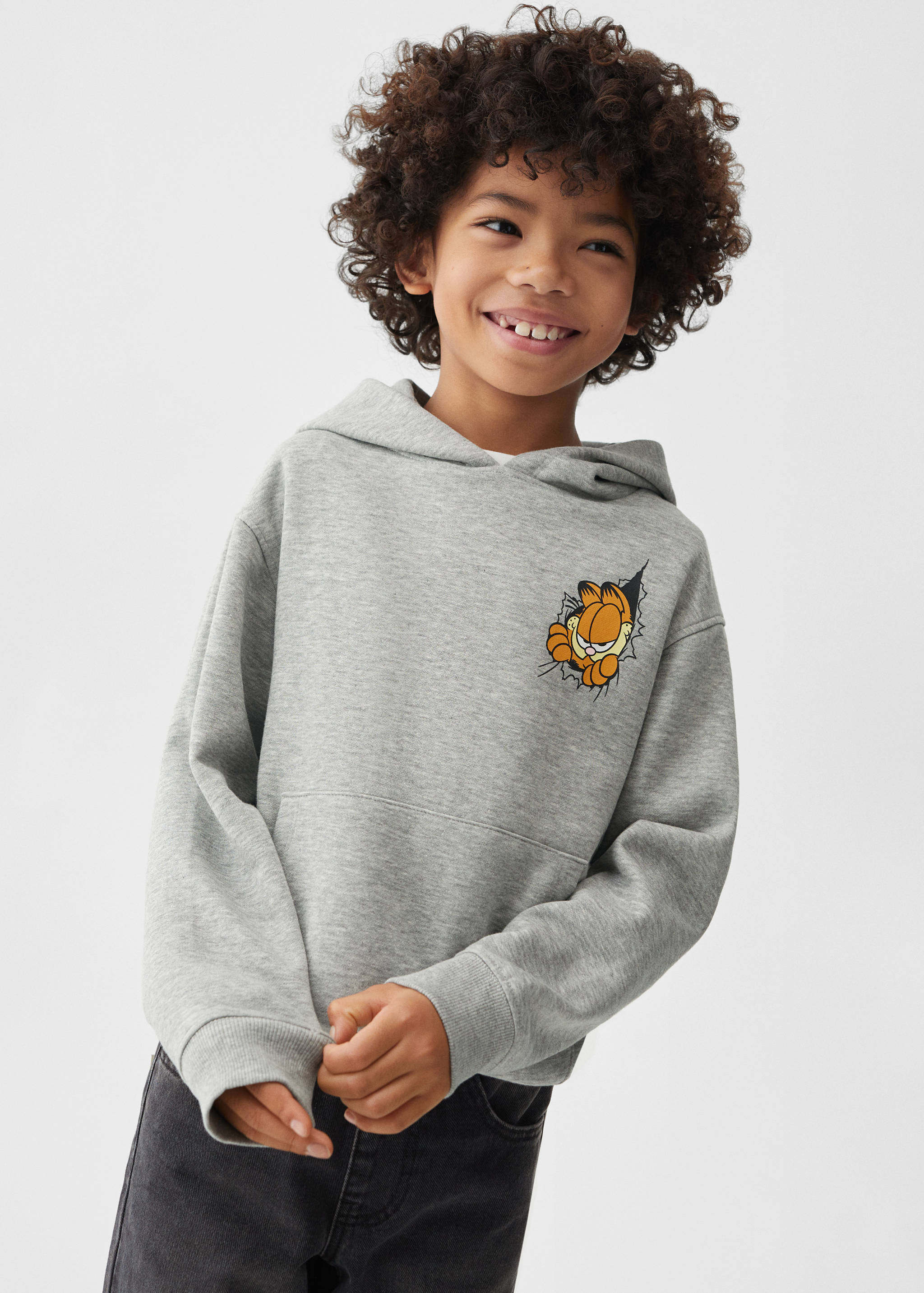 Sweat-shirt coton Garfield - Plan moyen