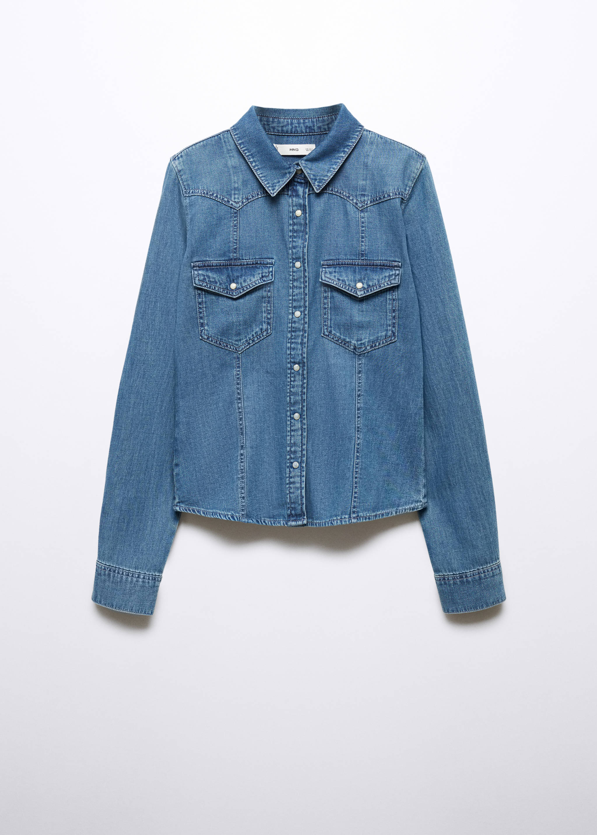 Chemise jean poches - Article sans modèle