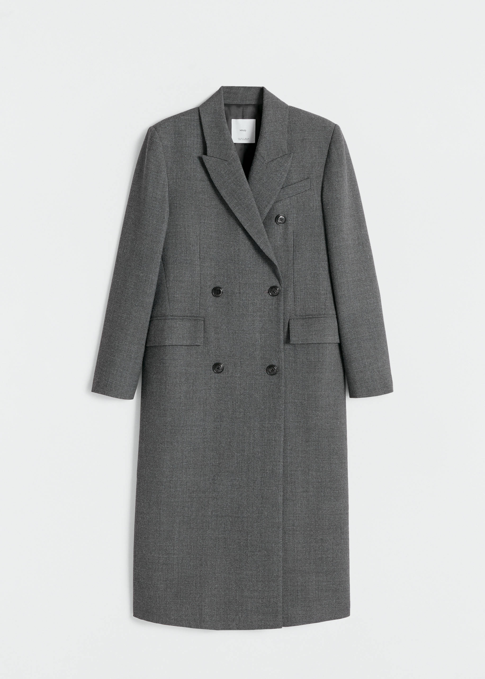 Double-breasted wool coat - Article without model