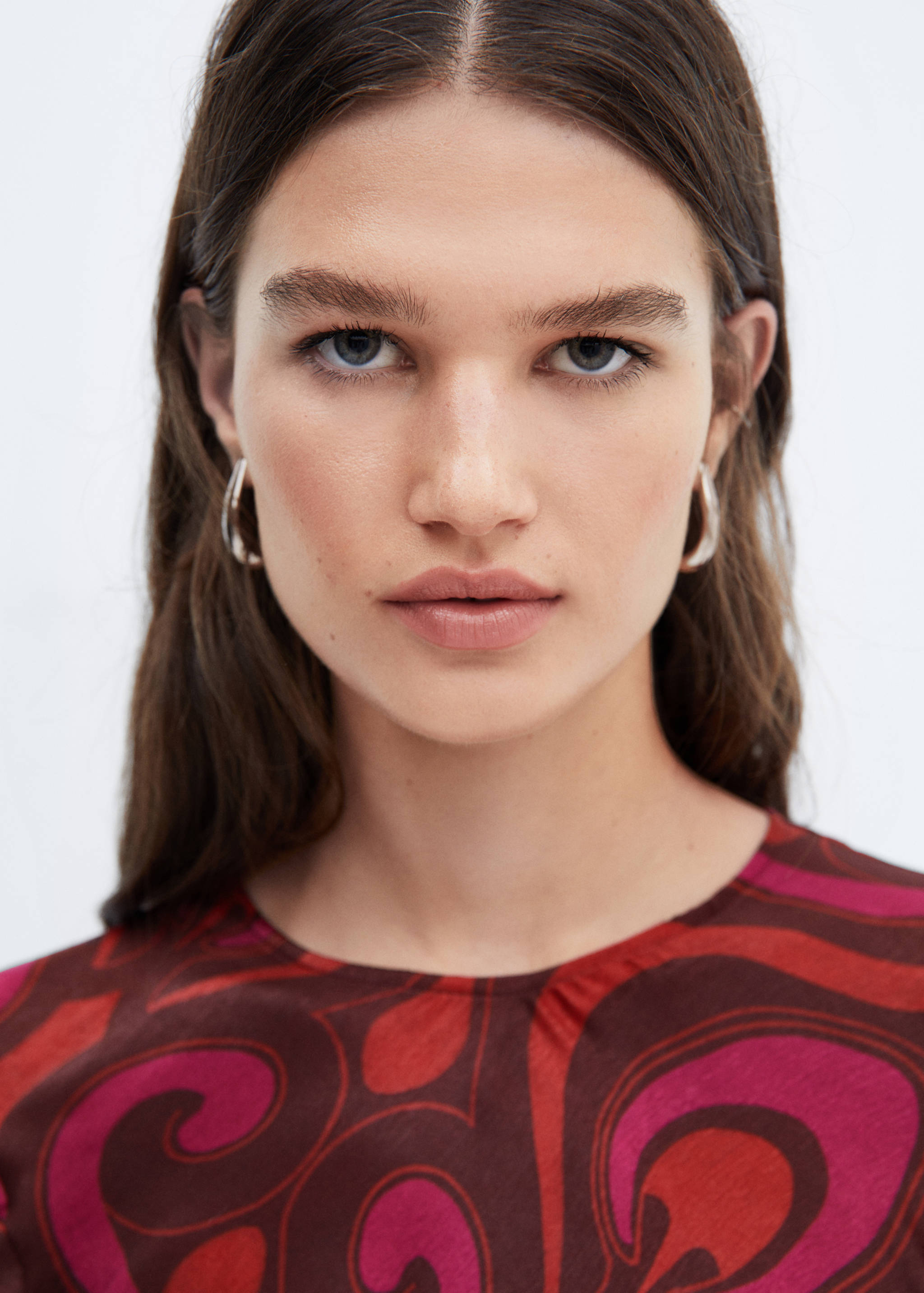 Vestido estampado corto - Detalle del artículo 1