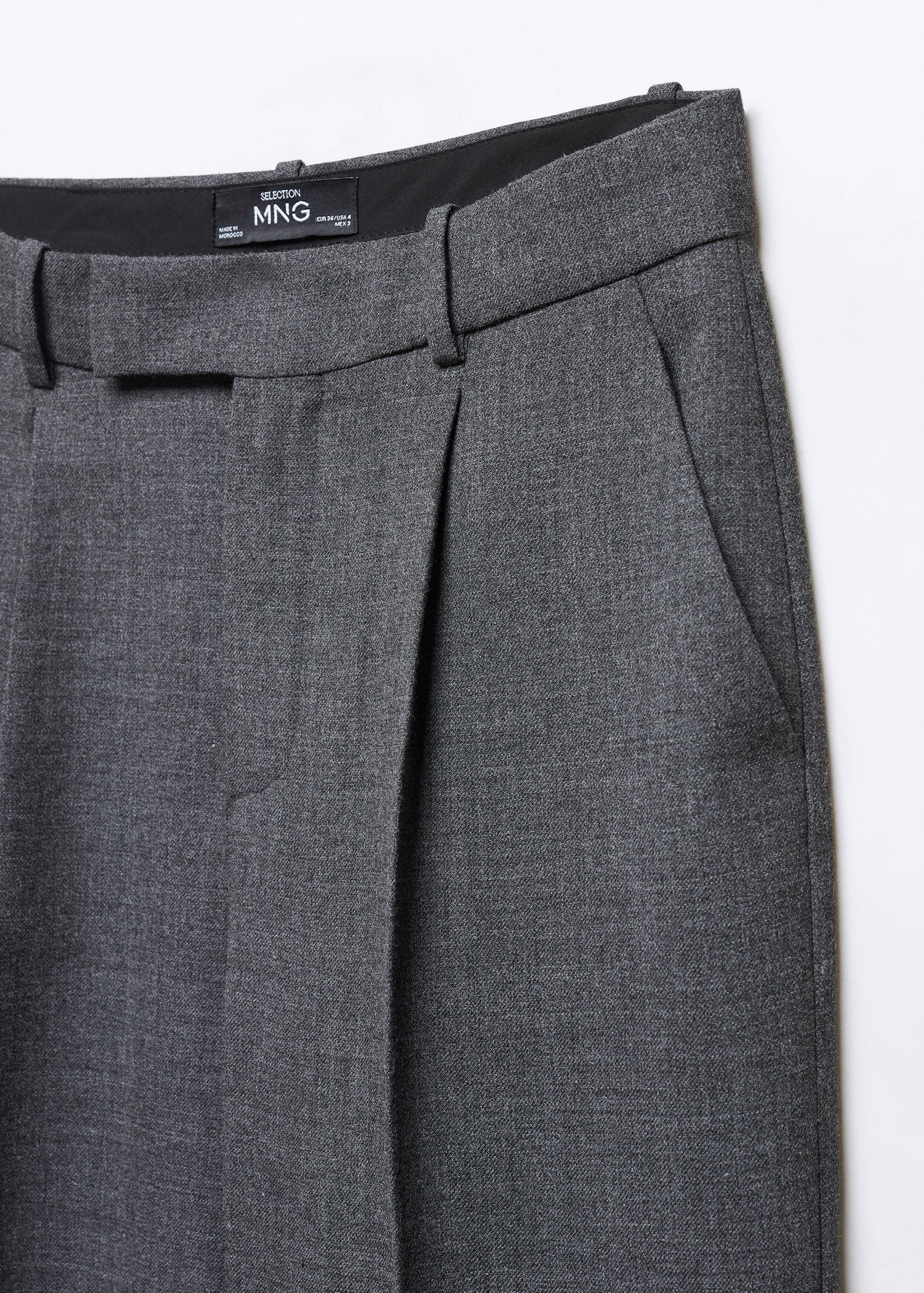 Wide leg suit trousers - Details of the article 8