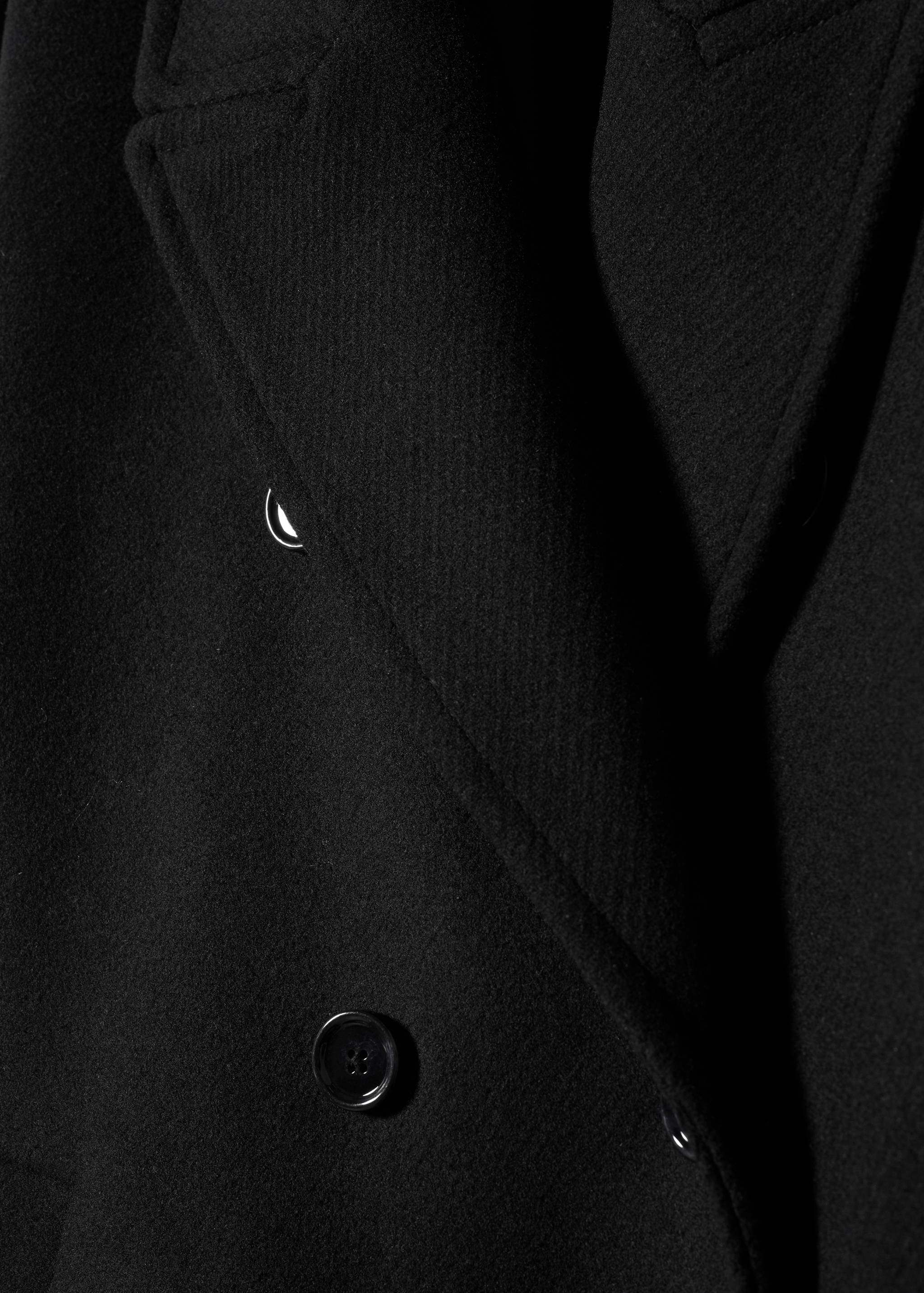 超大羊毛大衣 - null