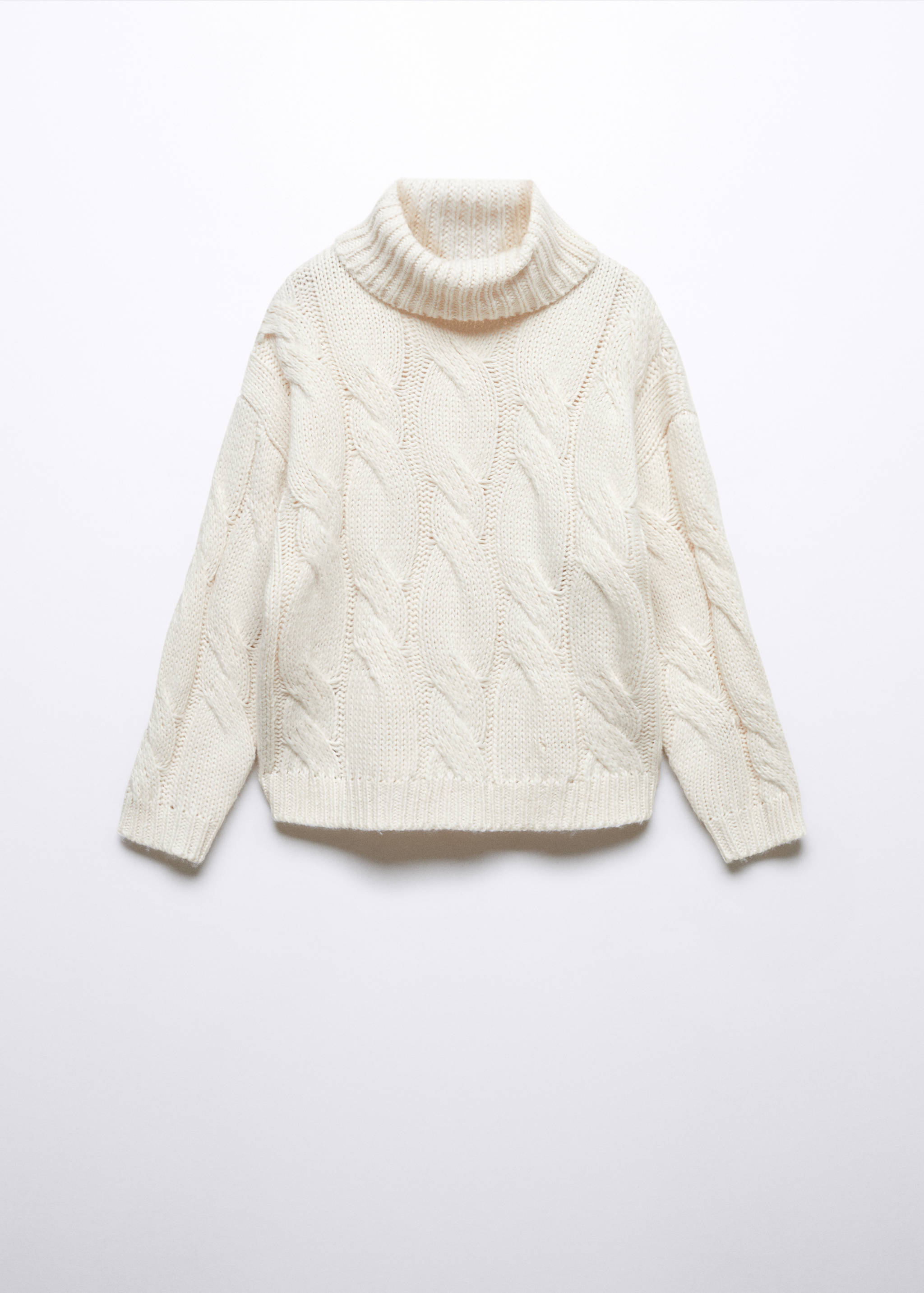 Pull-over maille col montant - Article sans modèle