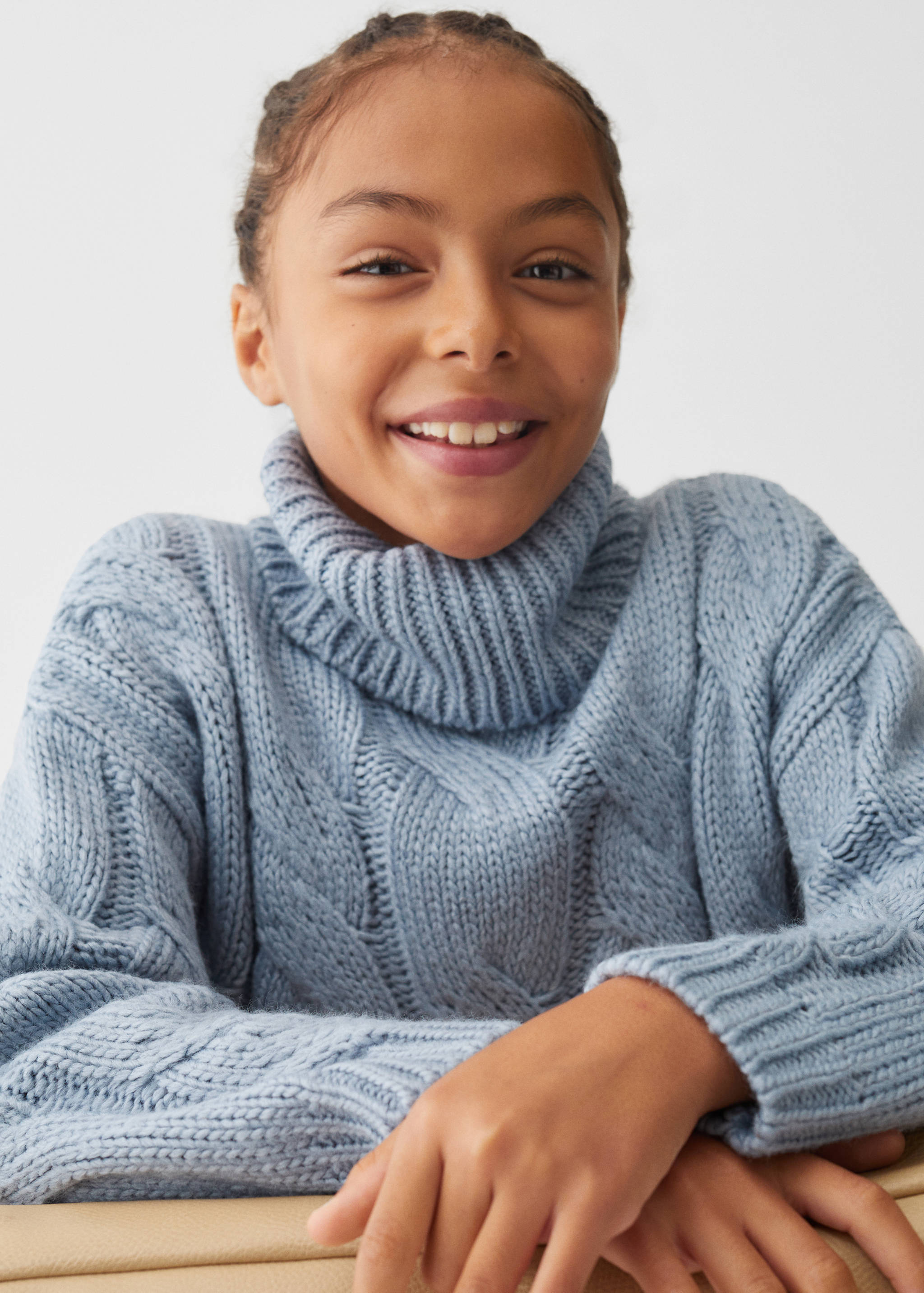 Turtleneck knit sweater - Details of the article 1