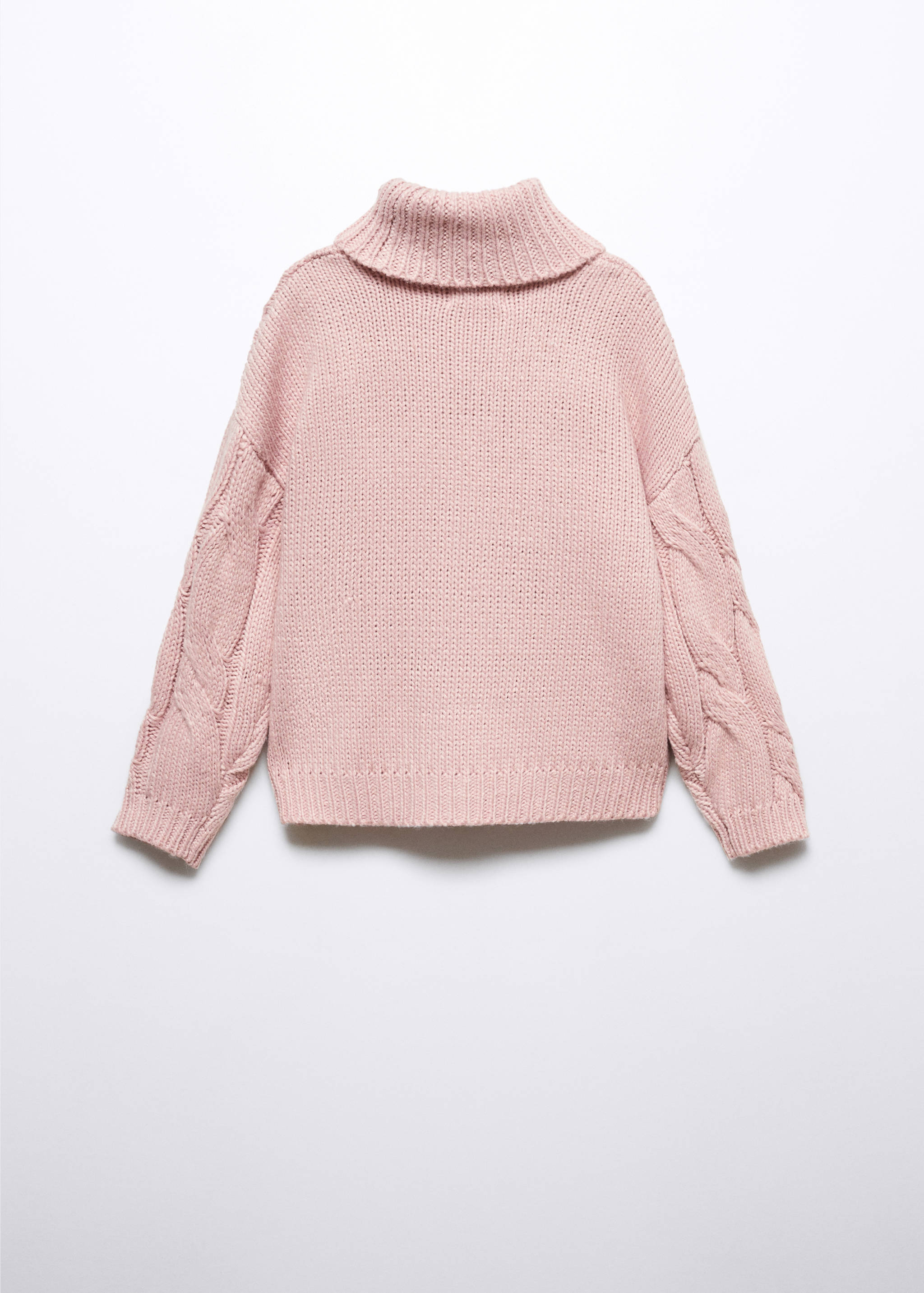 Turtleneck knit sweater - Reverse of the article