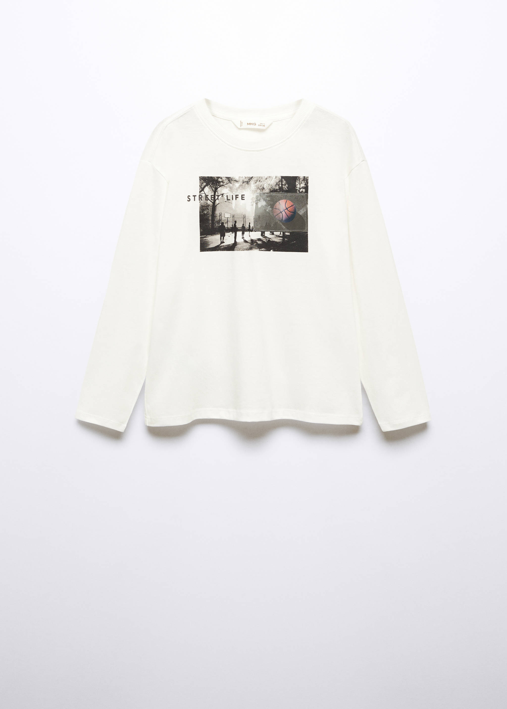 Camiseta manga larga estampada - Artículo sin modelo