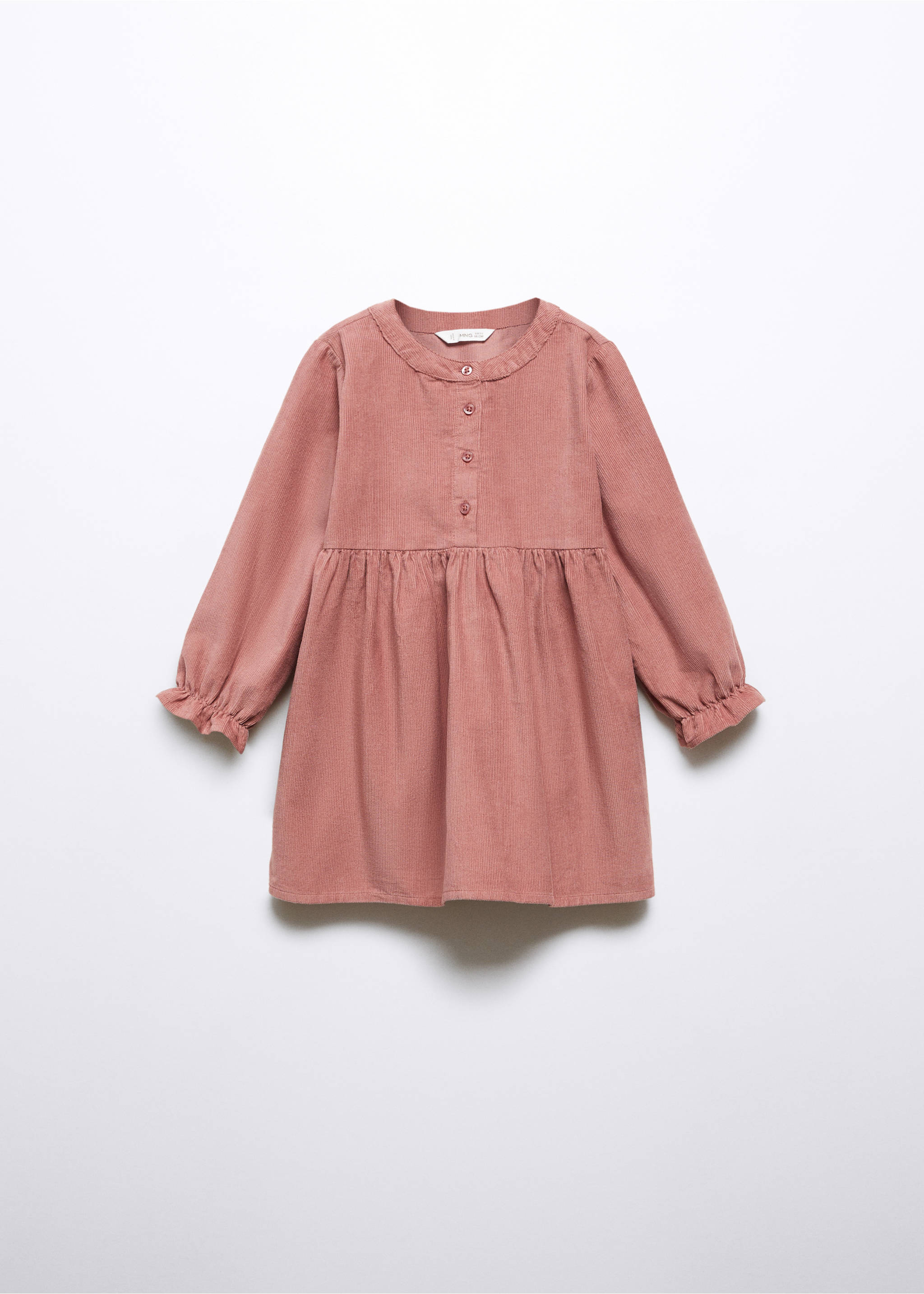 Corduroy dress - Article without model, Pink. Ref: 57027122-00.