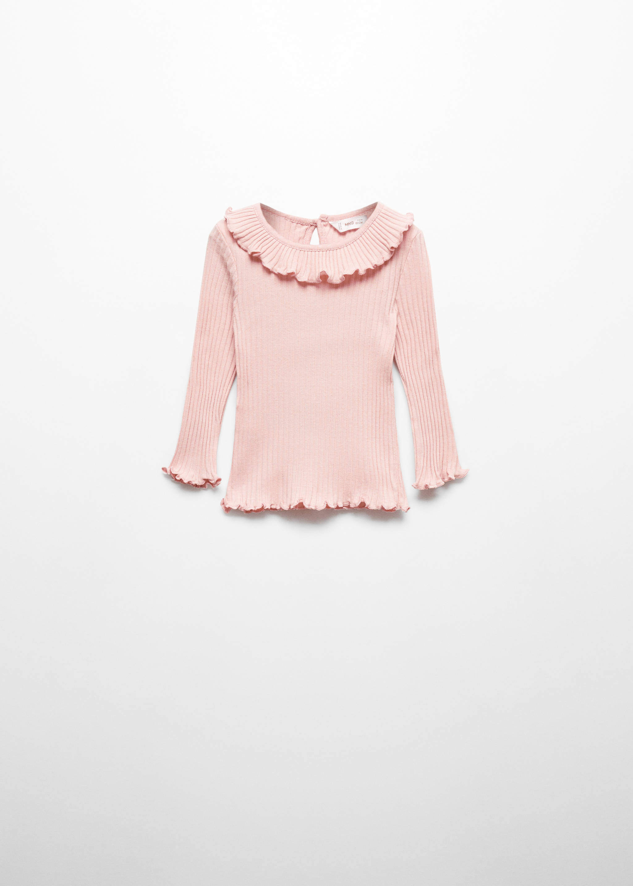 Ruffle cotton T-shirt - Article without model