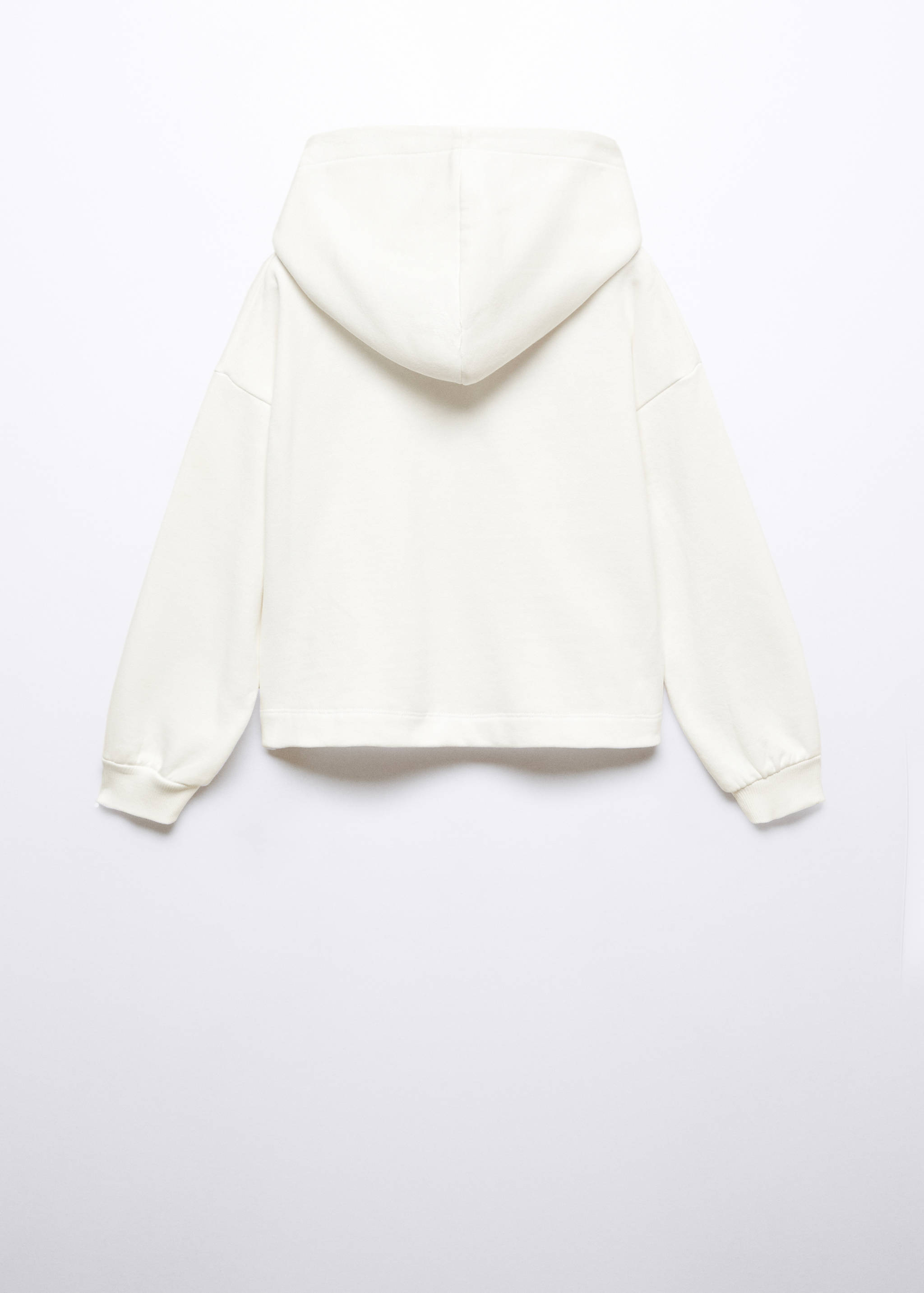 Sudadera mensaje bordado - Reverso del artículo