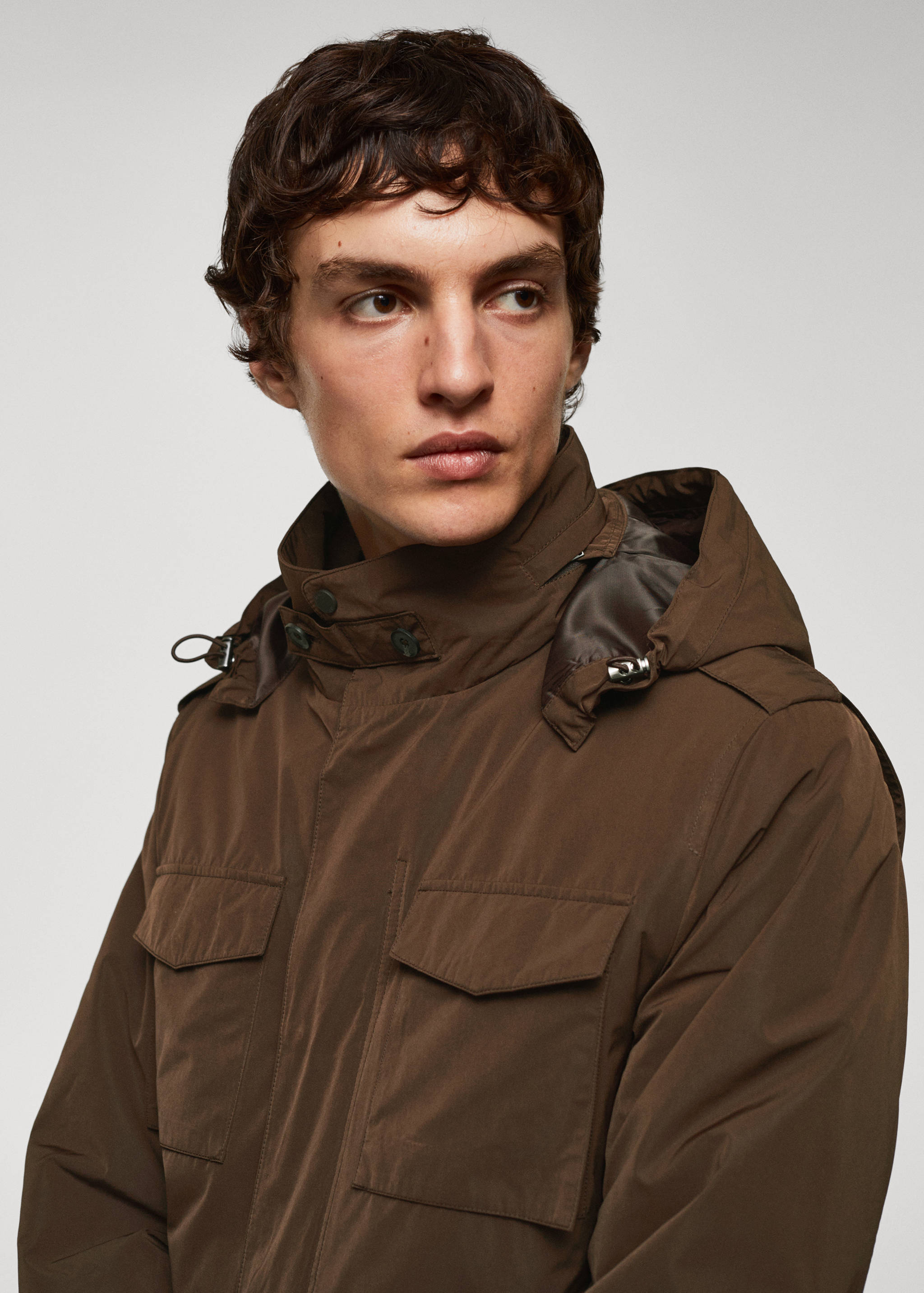 Veste imperméable à poches - Détail de l'article 1