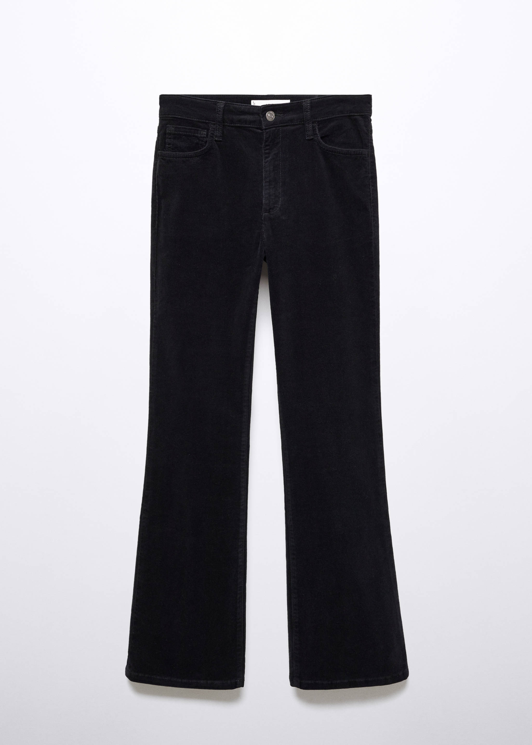 Flared cropped corduroy jeans - Article without model