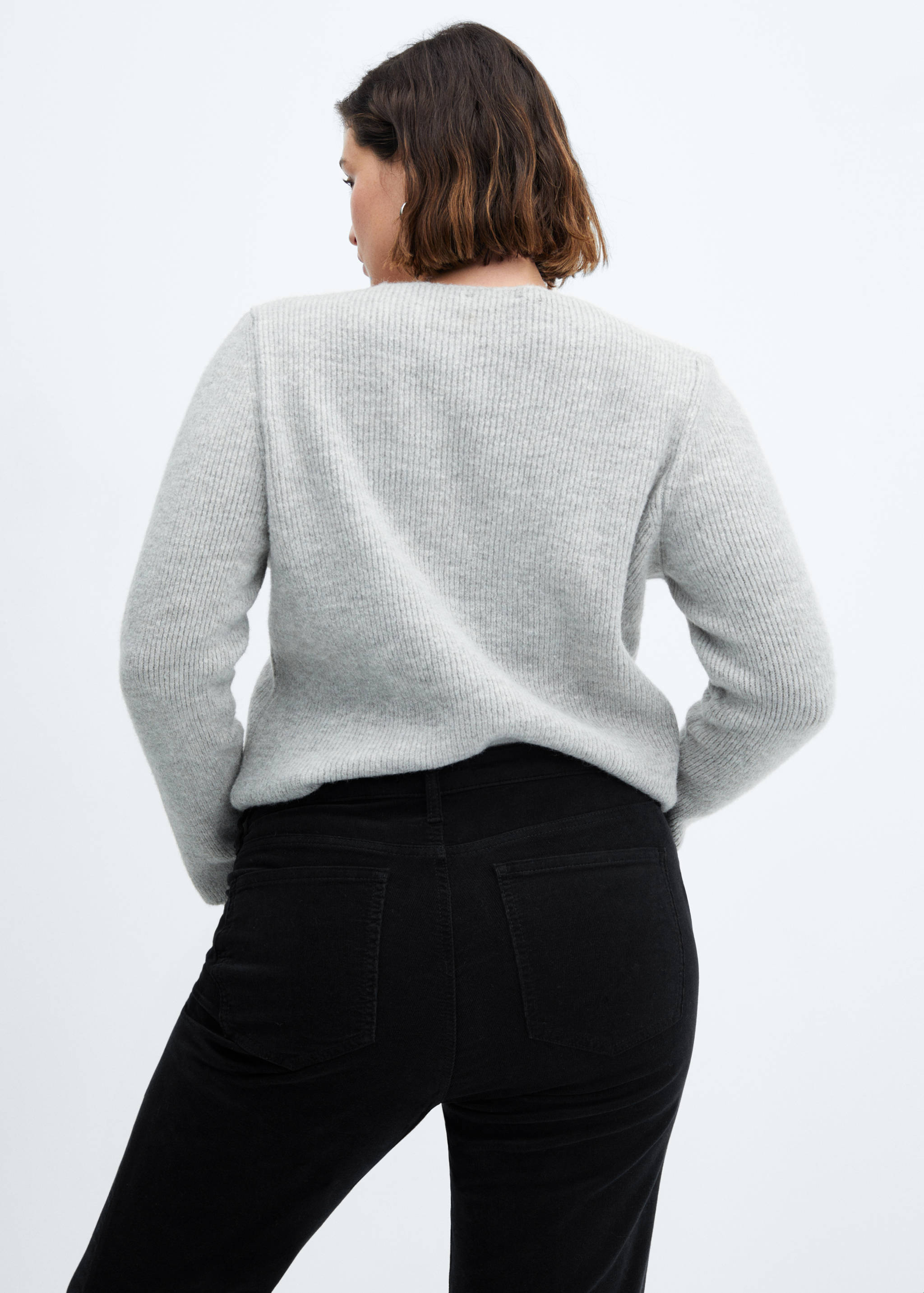 Flared cropped corduroy jeans - Details of the article 4