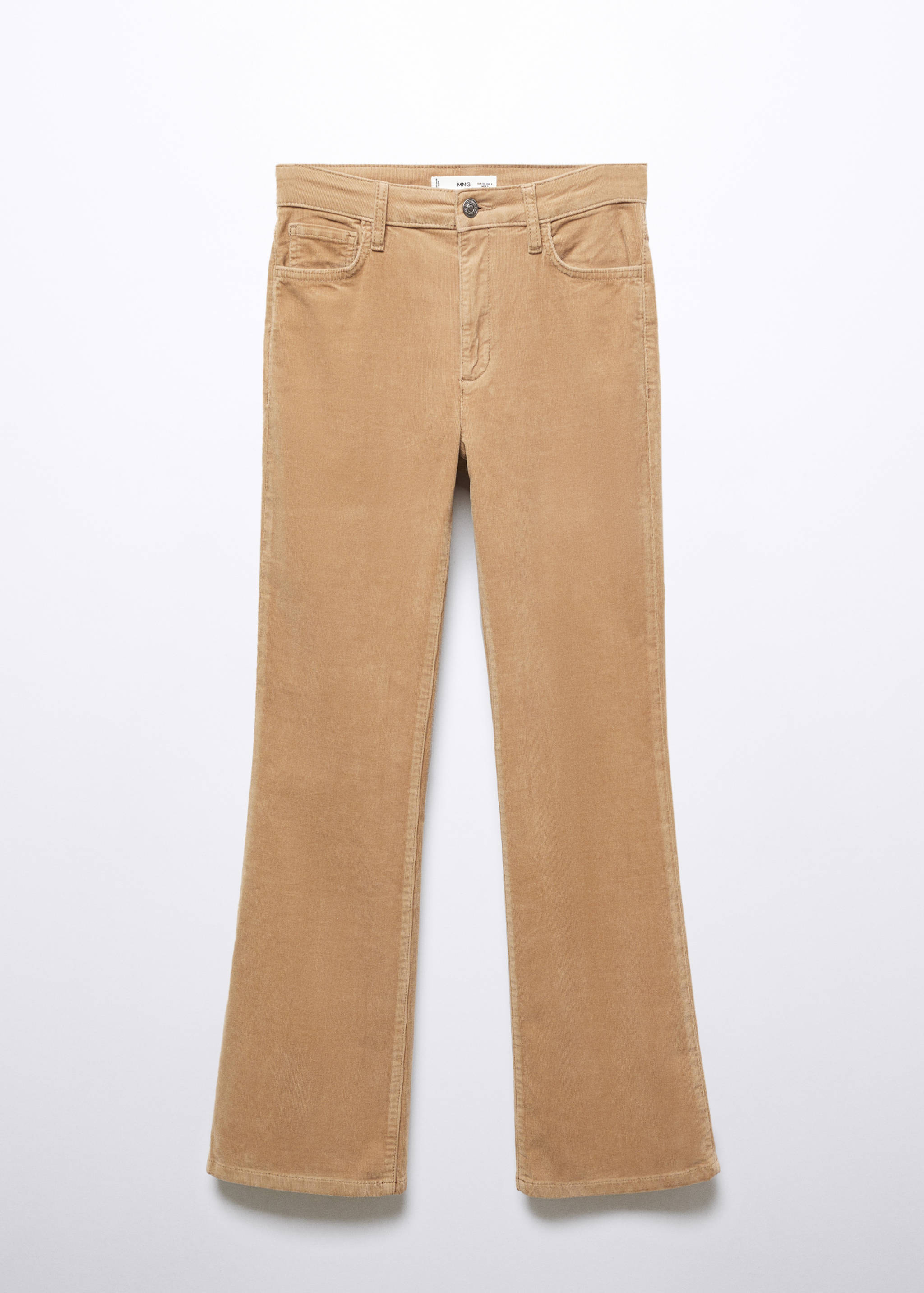 Flared cropped corduroy jeans - Article without model