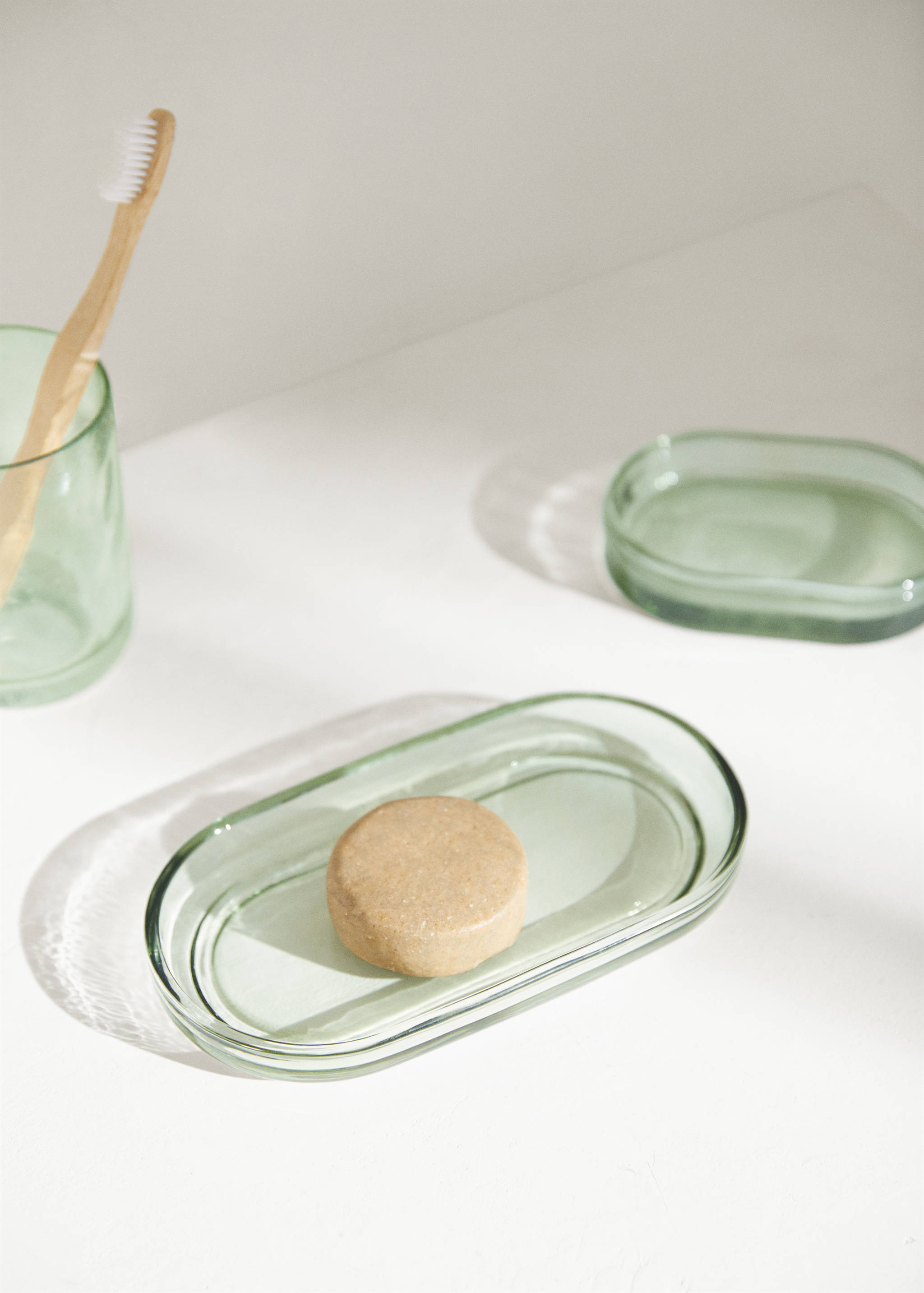 Jabonera vidrio 19x10cm - Plano general