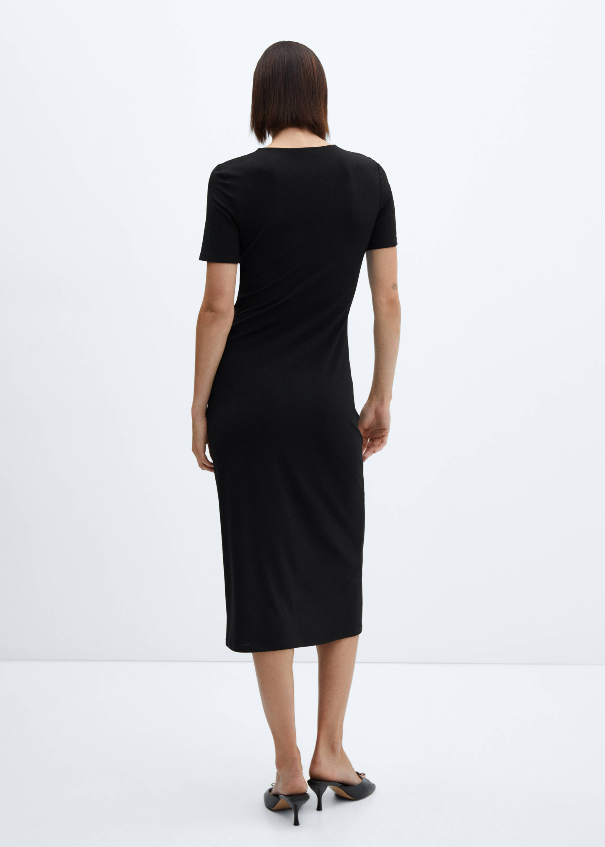 Midi-dress with knot detail - Reverse of the article