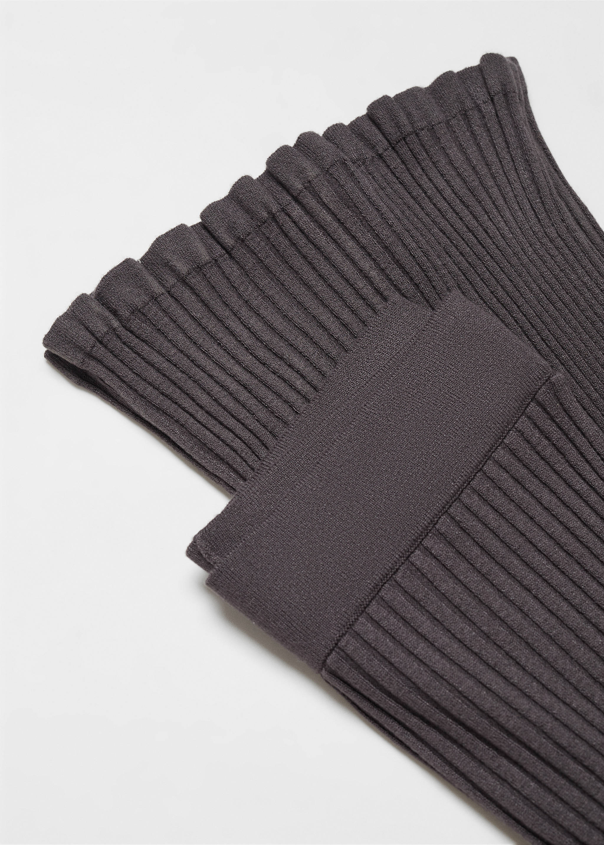 Ribbed flared pants - Details of the article 8