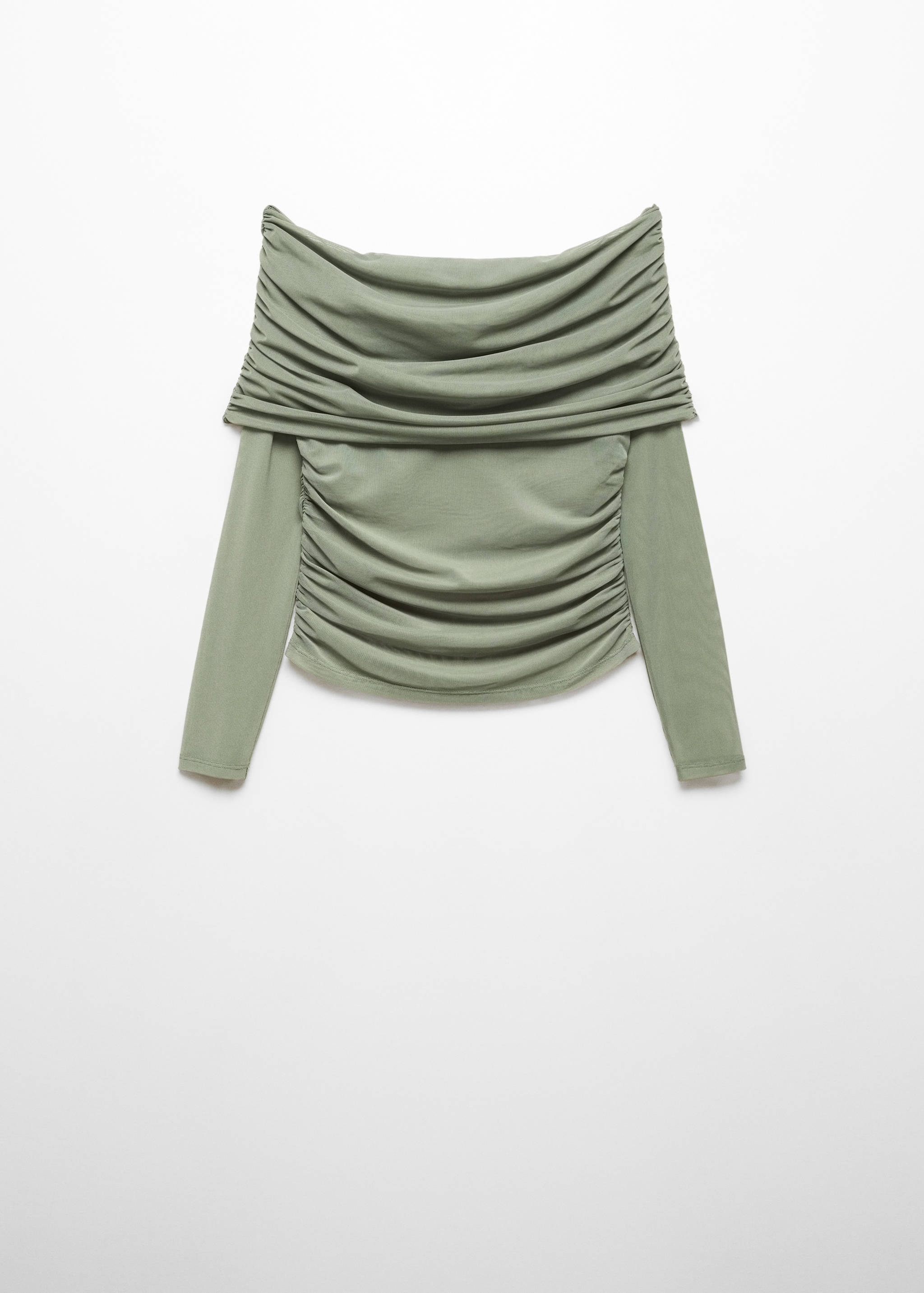 T-shirt tulle épaules dénudées - Article sans modèle