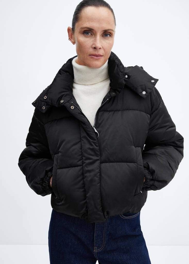 Short puffer anorak