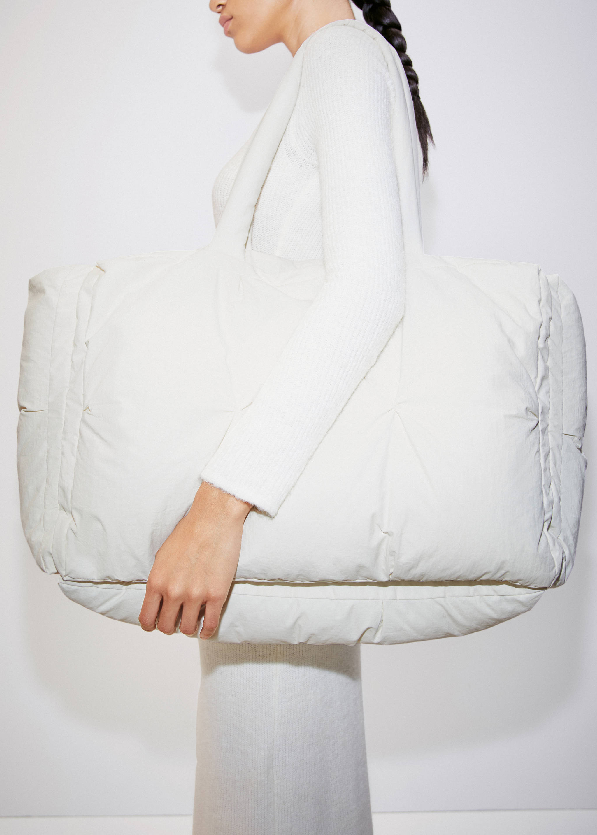 Quilted shopper bag - General plane