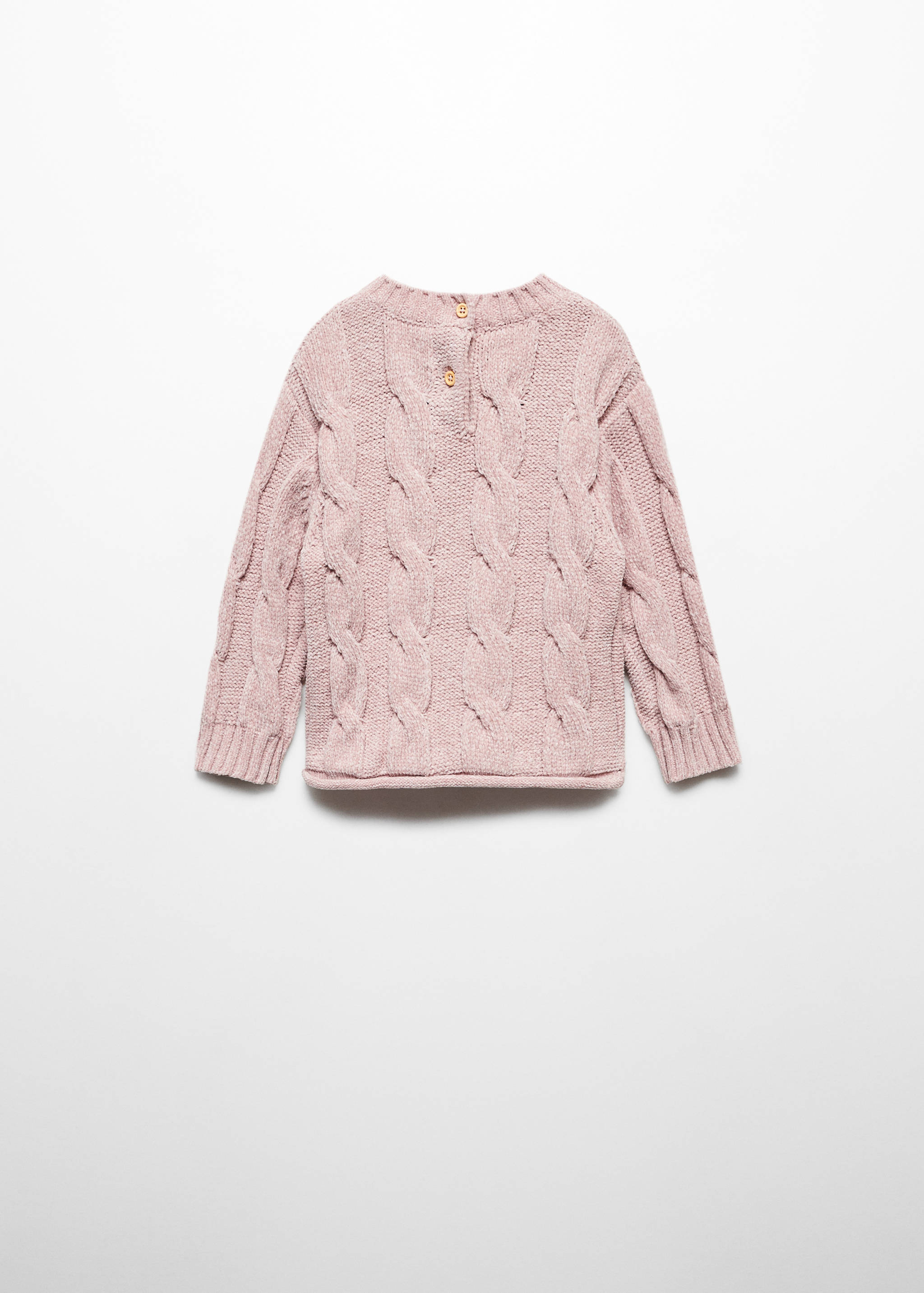 Pull-over maille chenille - Verso de l’article