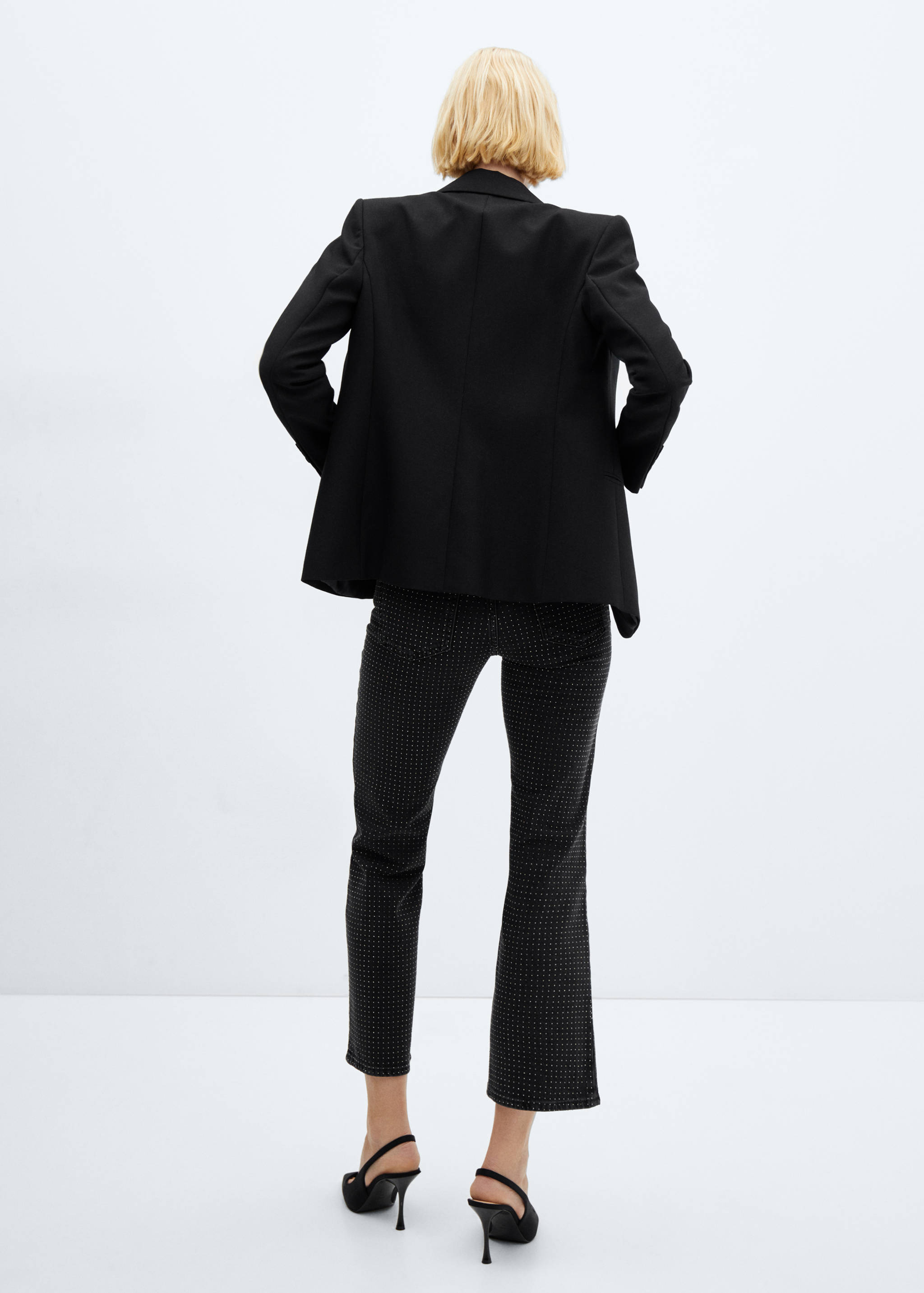 Jean flare strass - Verso de l’article