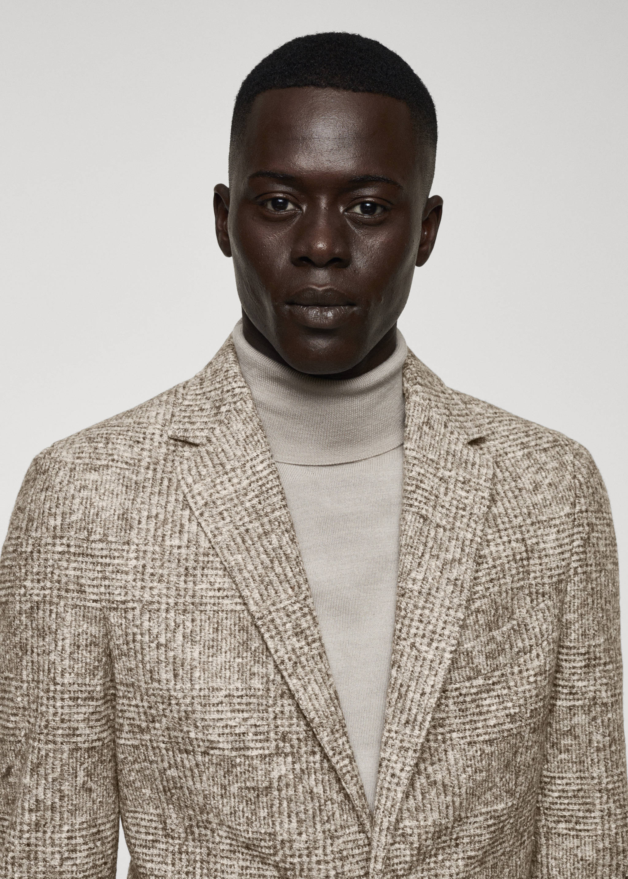 Prince of Wales virgin wool blazer - Details of the article 1