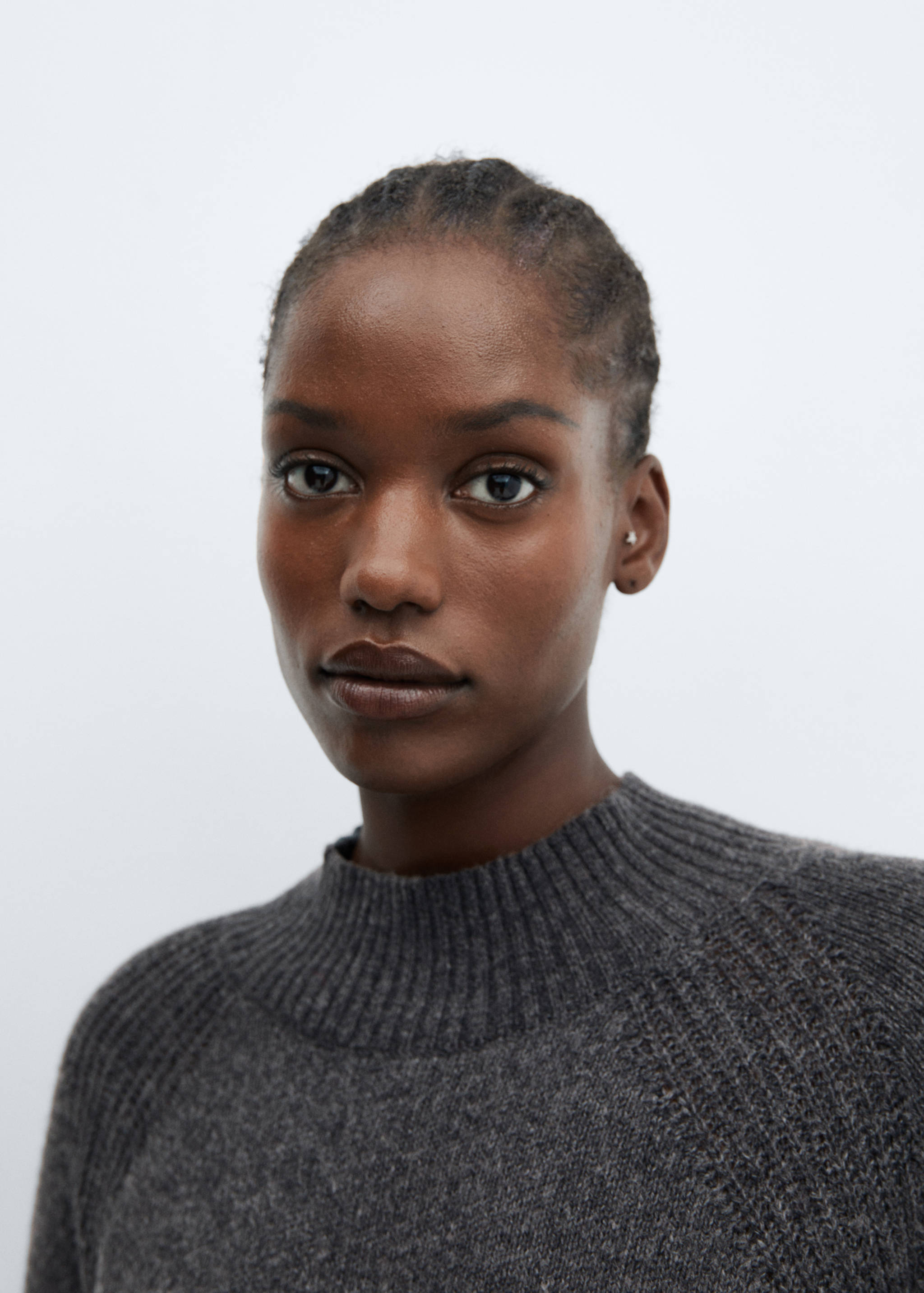 Oversized perkins-neck sweater - Details of the article 4